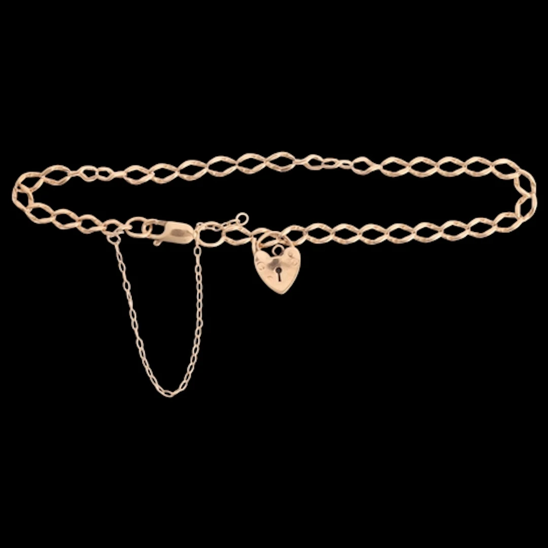 A 9ct gold curb link chain bracelet, maker ASJ, London 1988,...