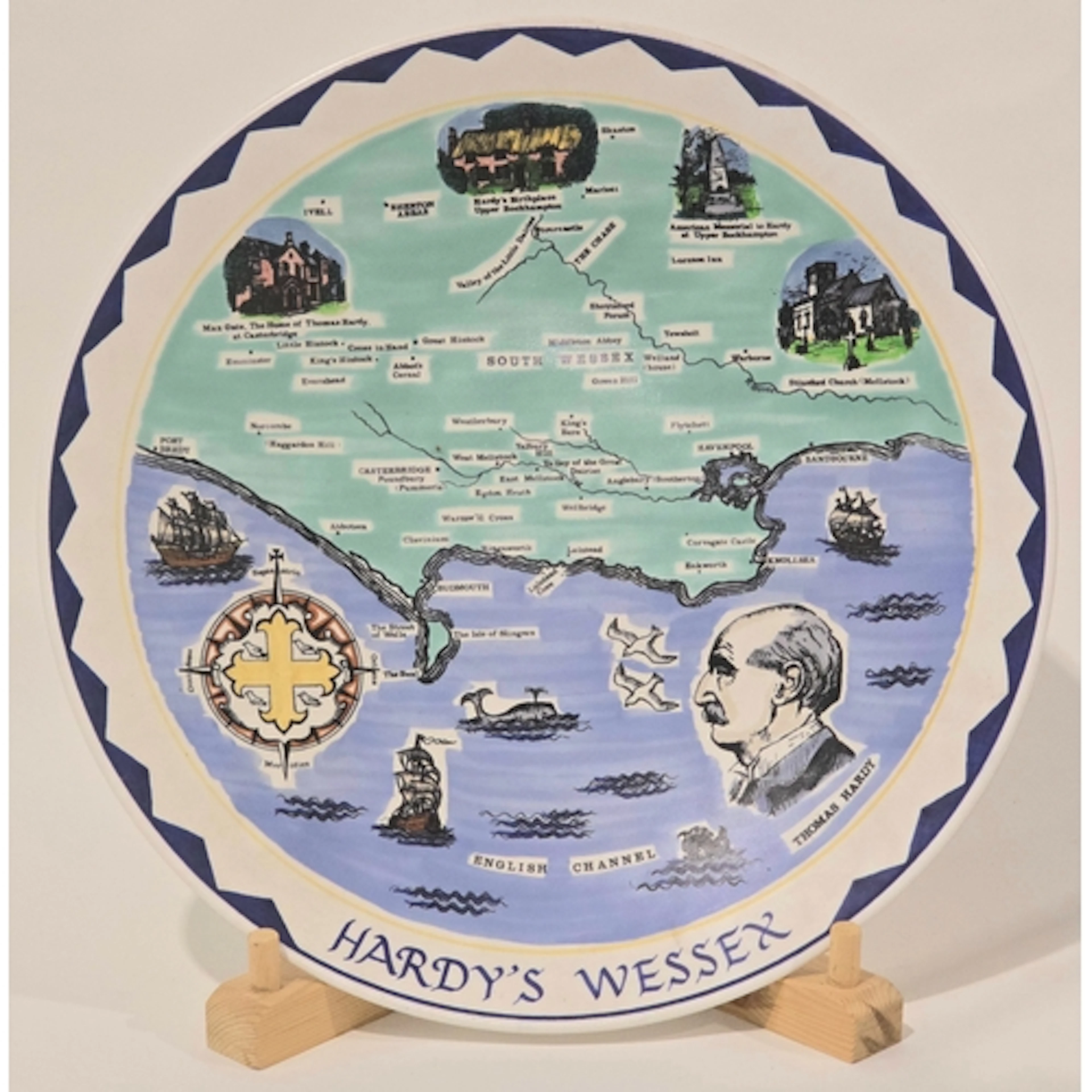 Poole Pottery limited edition 139/250 "Hardy's Wessex" charg...