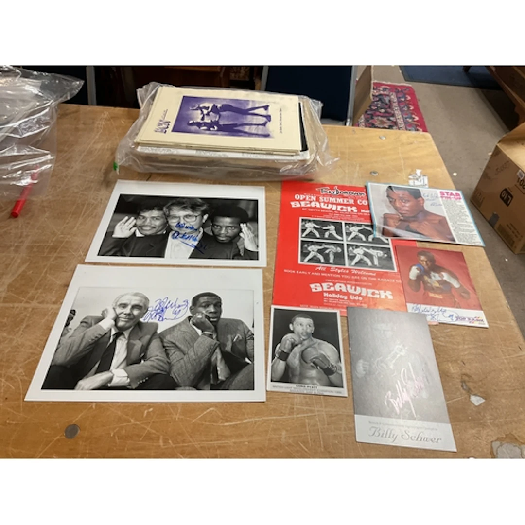 Boxing autographs, signed cards, and magazines, Frank Bruno ...