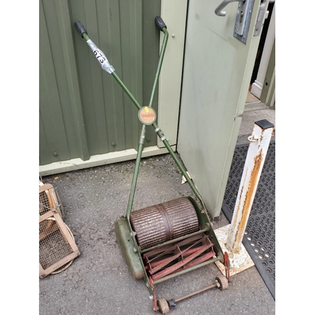 A push along Webb Lawn Mower