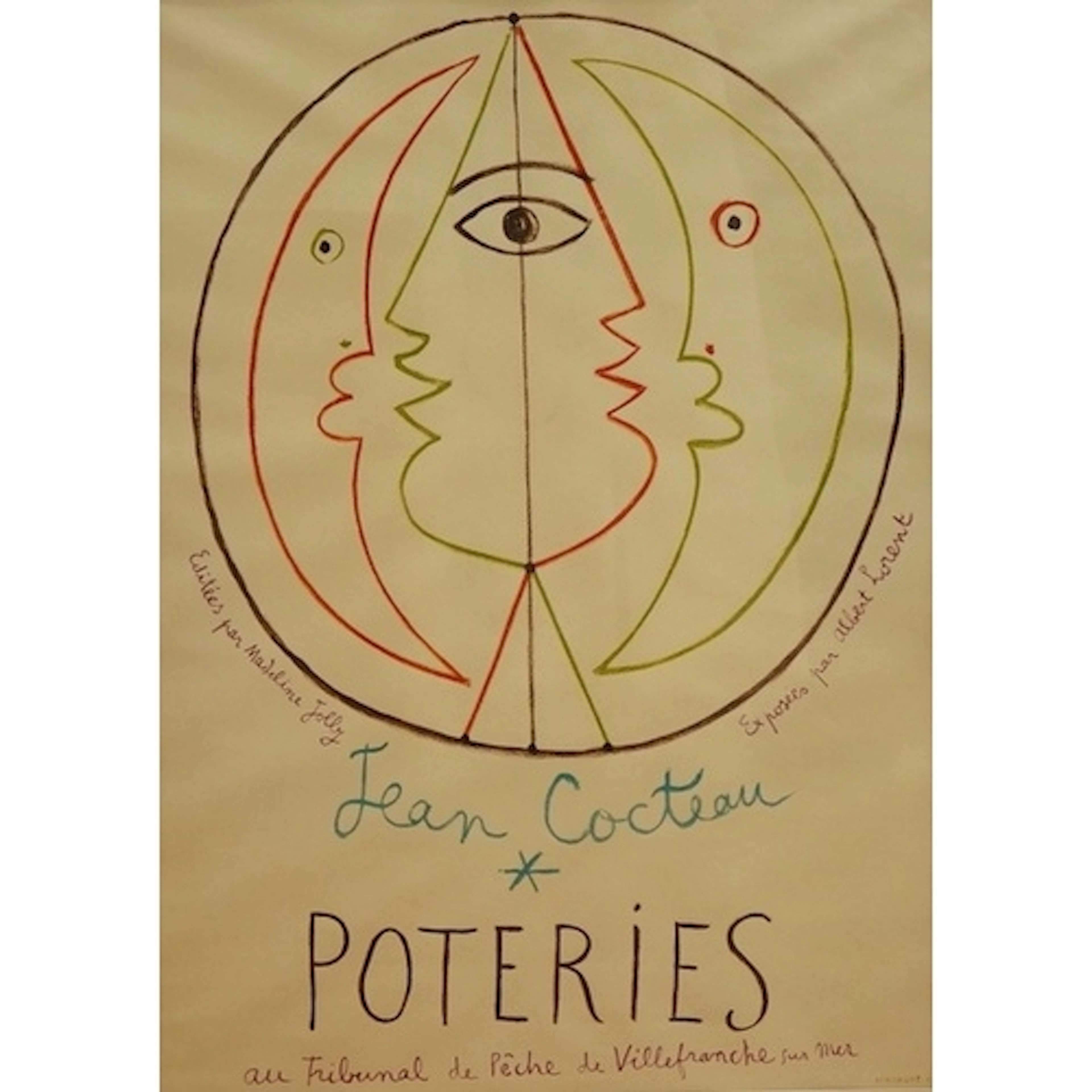 After Jean Cocteau (French, 1889-1963), 'Poteries', colour l...