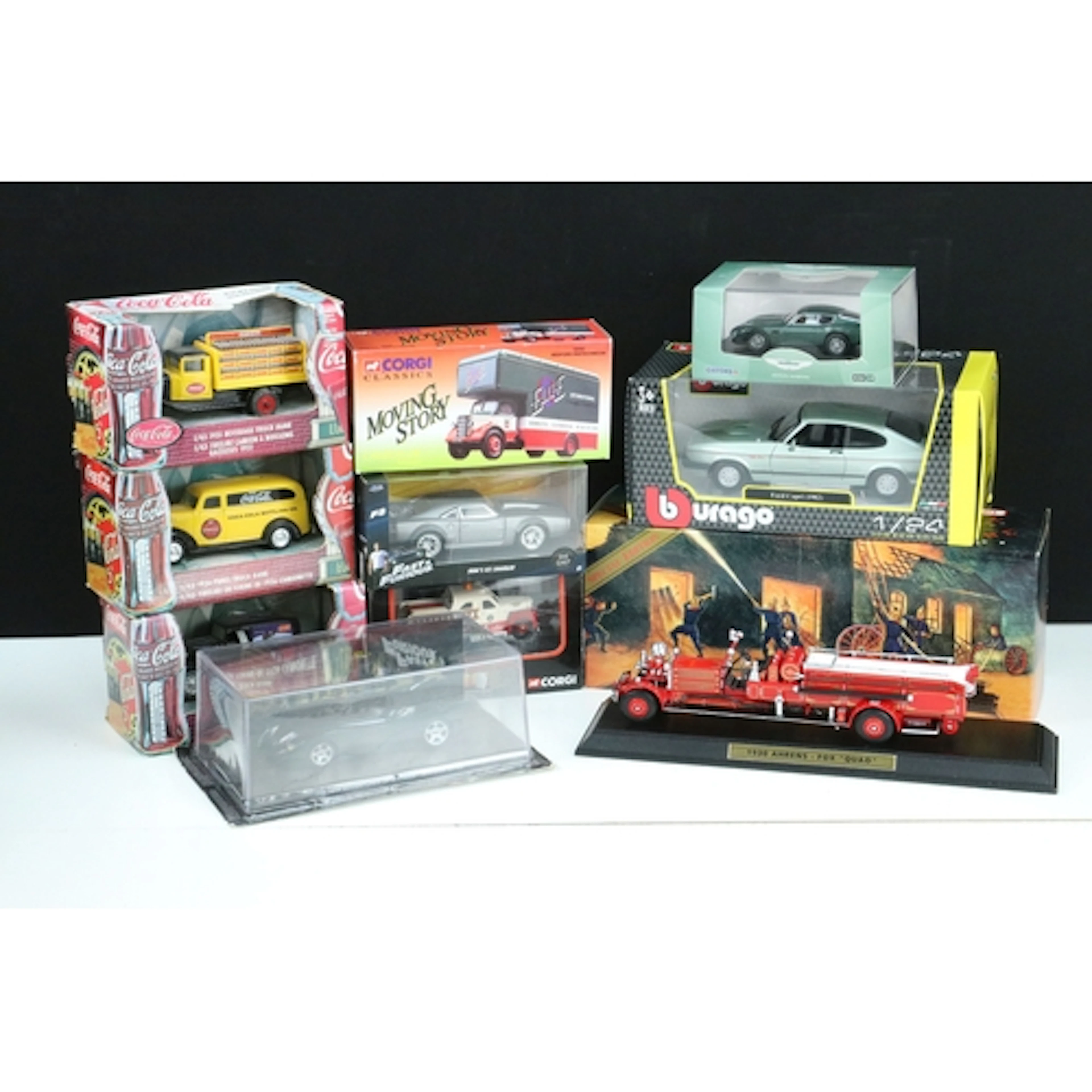 Ten boxed/carded diecast models to include 1 x Eaglemoss Bat...