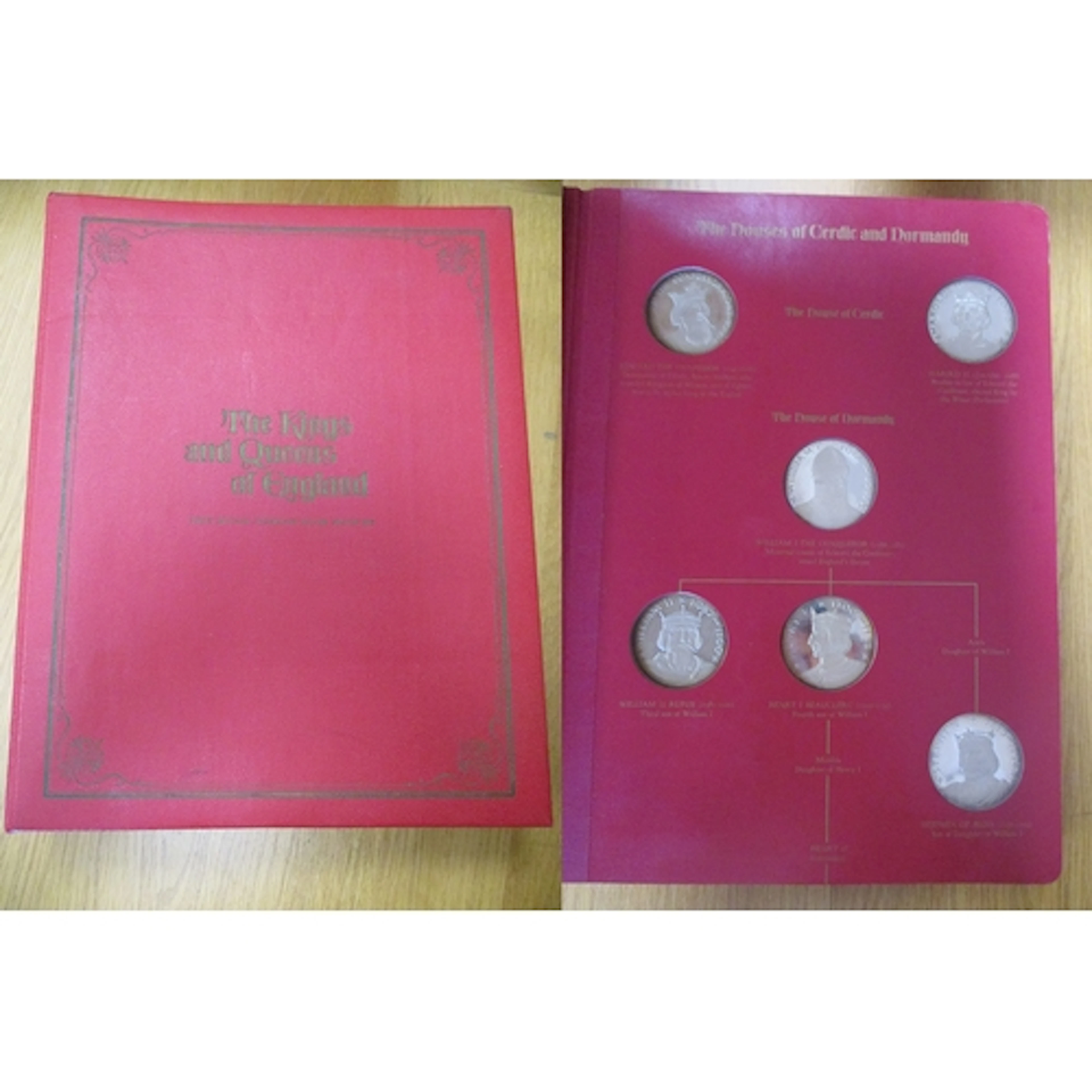 1974 'The Kings and Queens of England' first edition sterlin...