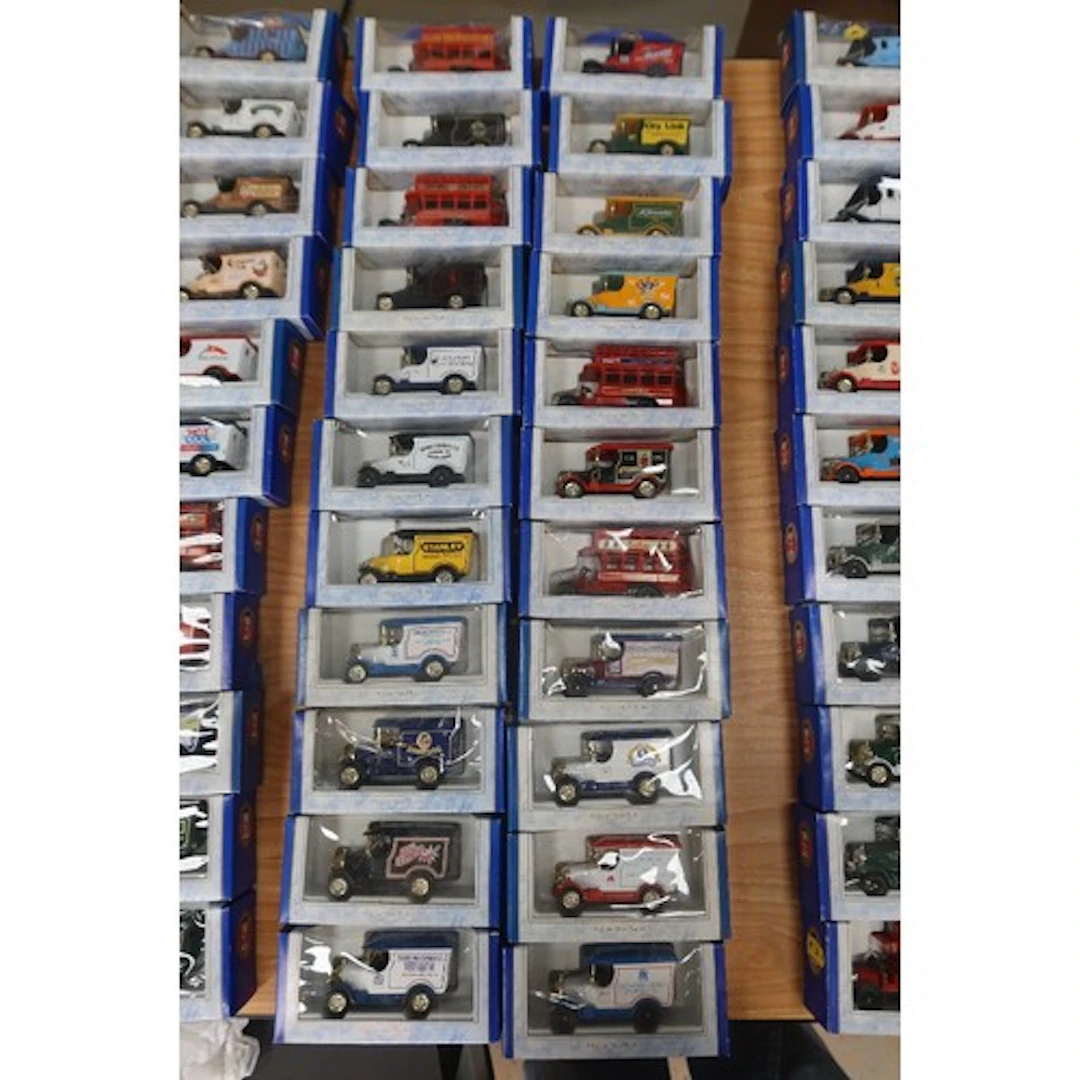 22 boxed Oxford Die case Lorries and Vans