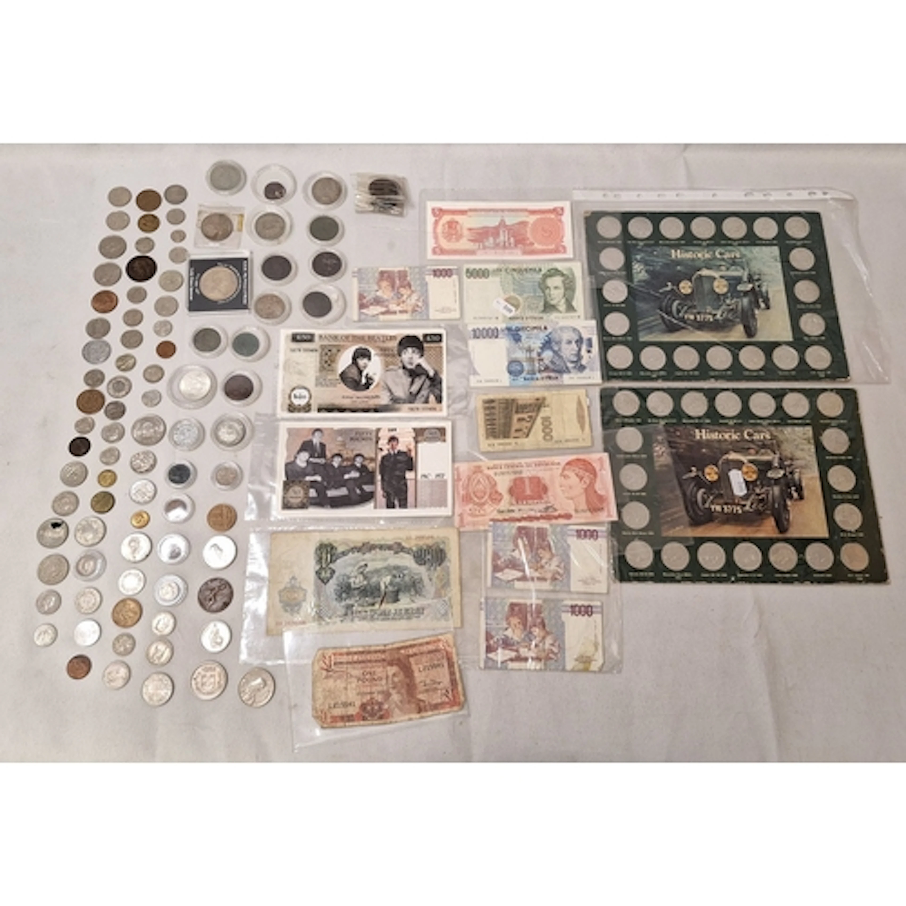 Coins of the World, some English pre decimal, Victorian & la...