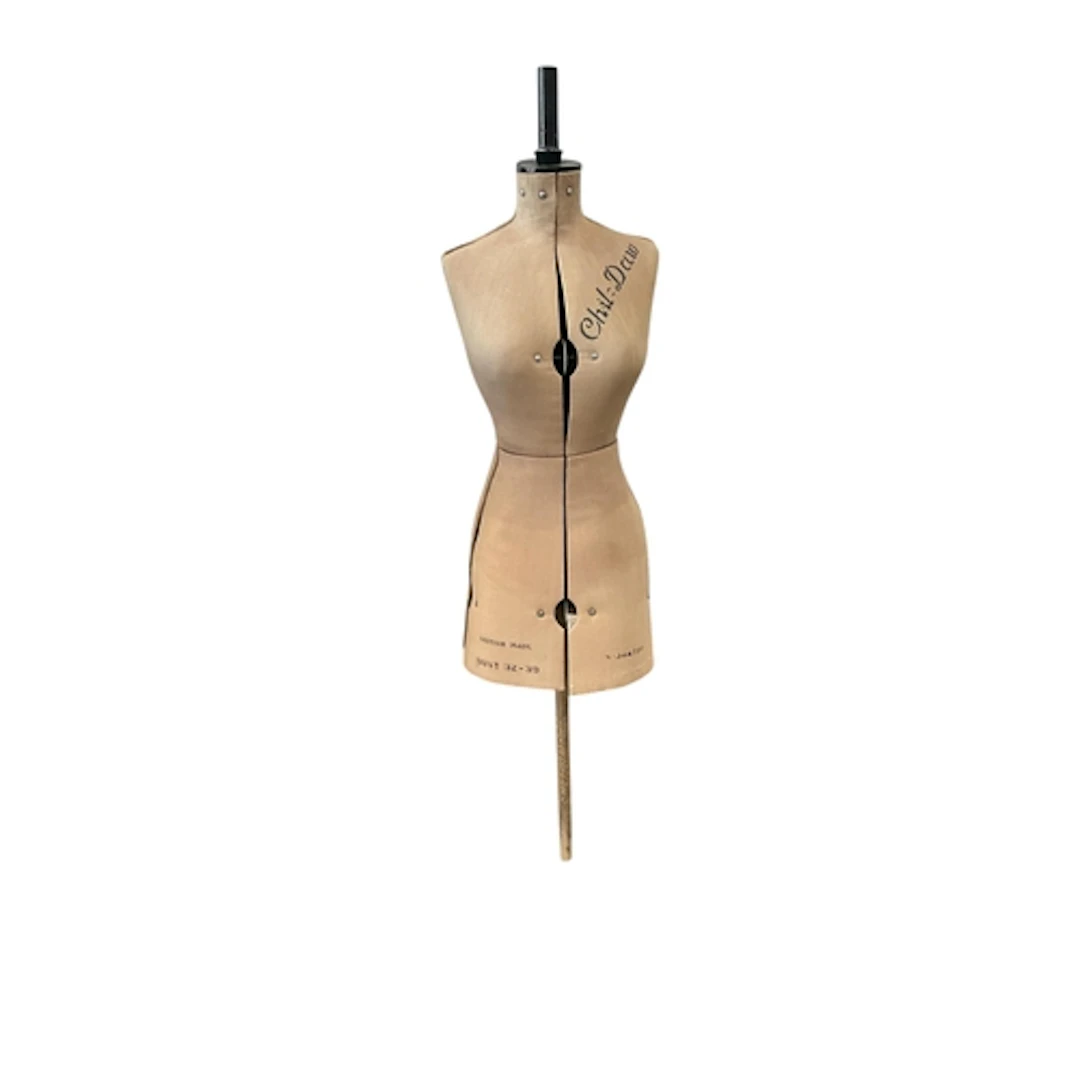 A mid century Chil Daw Pioneer dressmaker's mannequin, bust ...