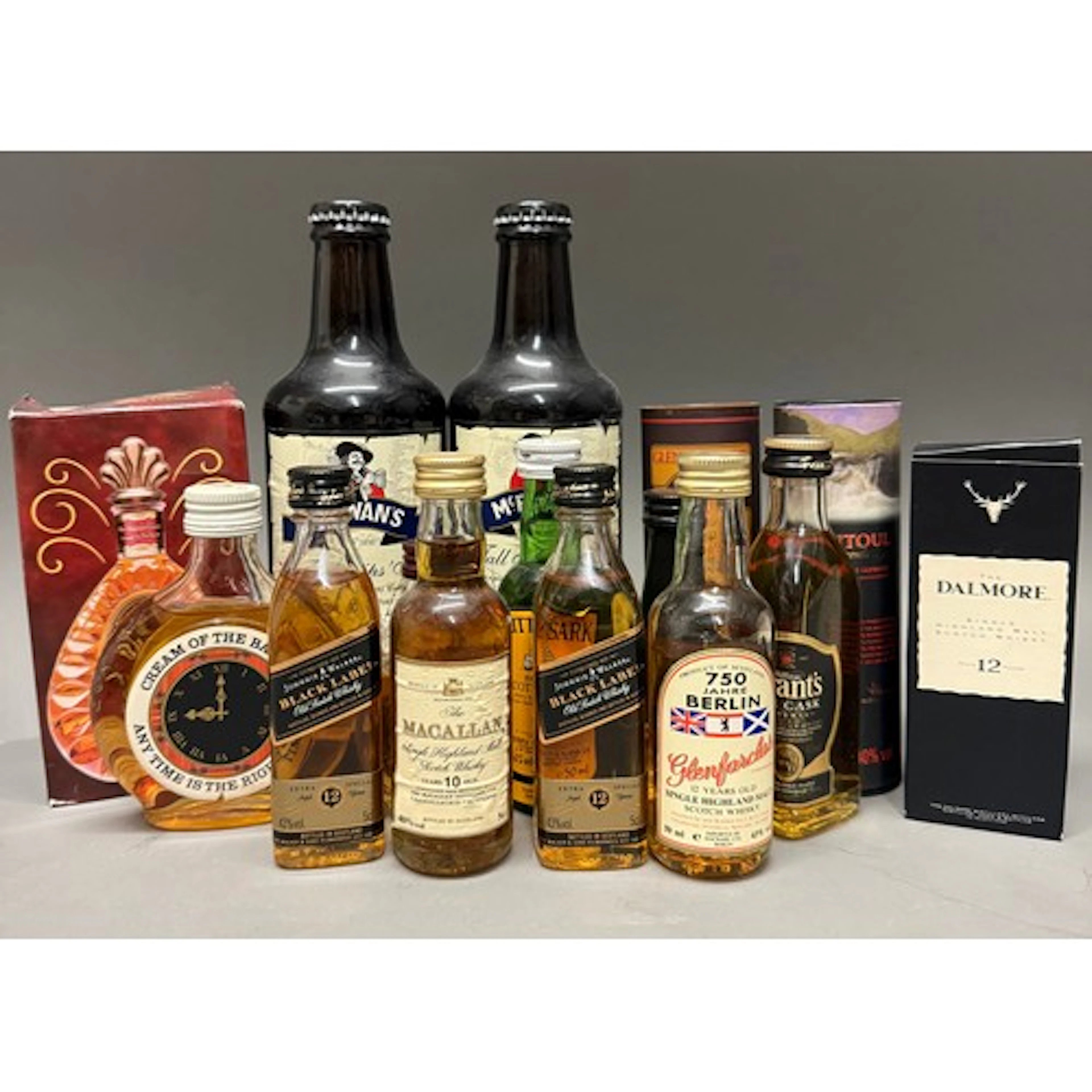 Single malt Scotch whisky miniatures to include THE MACALLAN...