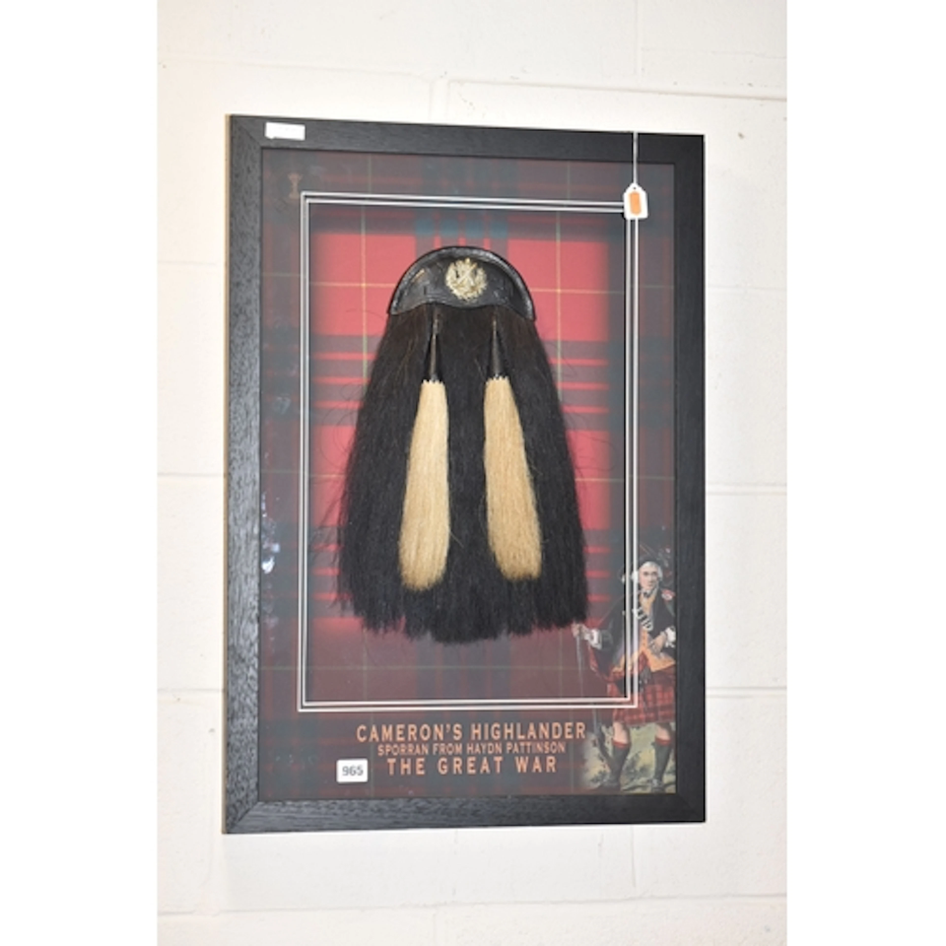 A CAMERON'S HIGHLANDER SPORRAN from Haydn Pattinson from The...