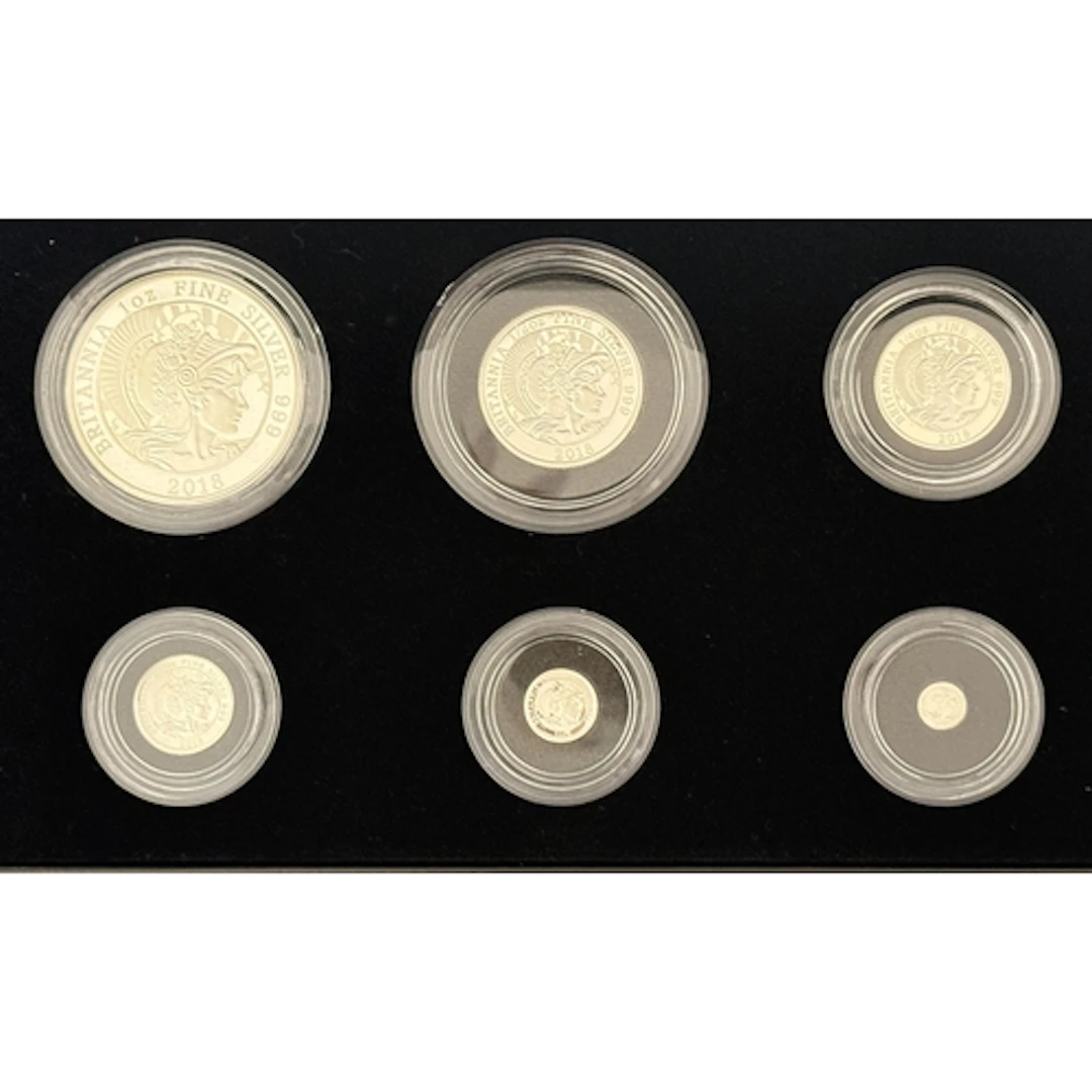 UK 2017 Britannia Collection Silver Proof six-coin set, comp...