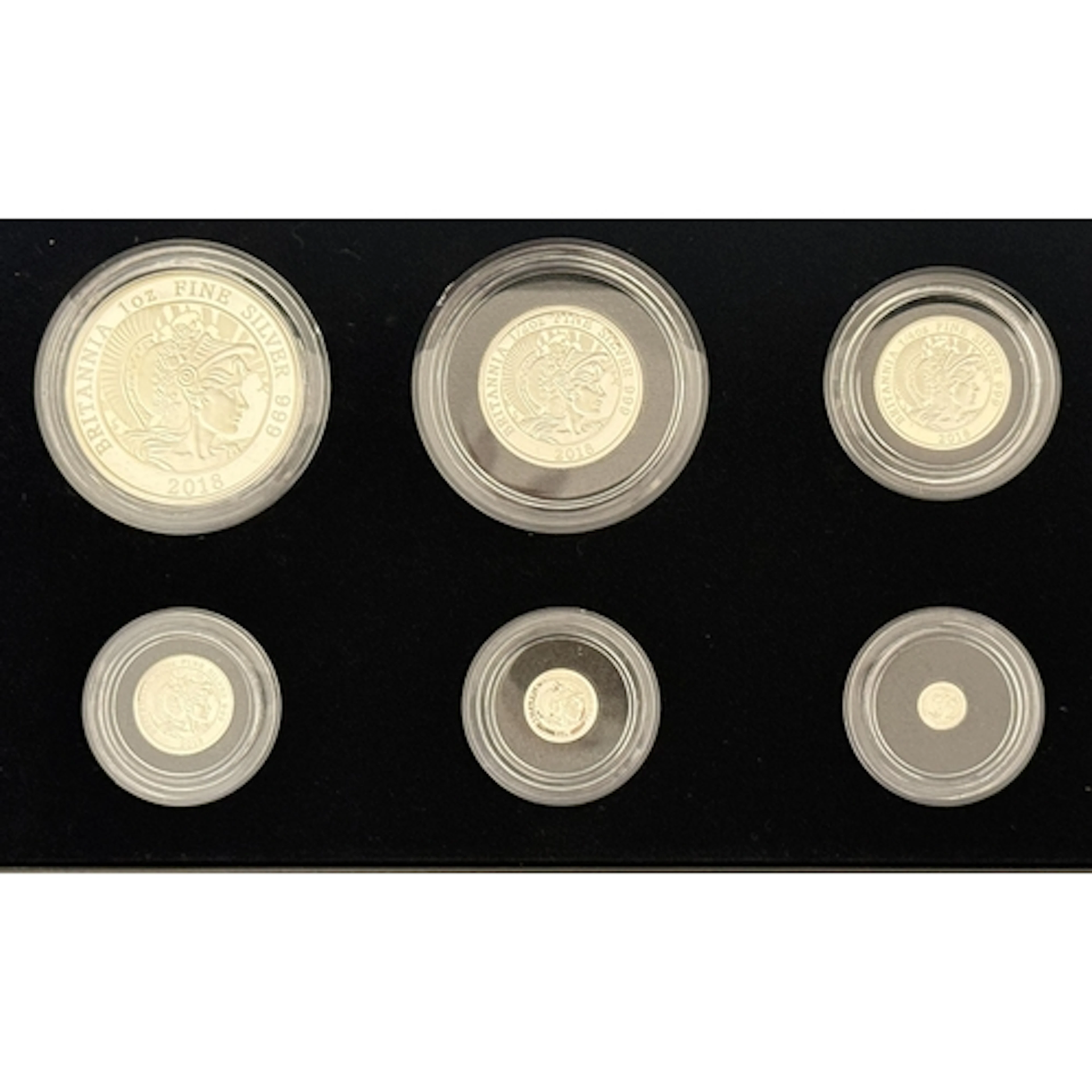 UK 2017 Britannia Collection Silver Proof six-coin set, comp...