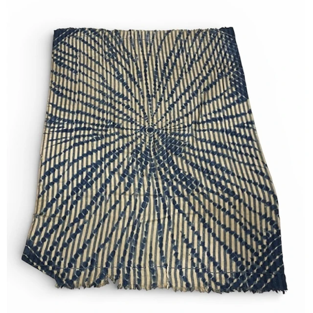 A BAOULE TEXTILE FROM THE IVORY COAST 167cm x 104cm...