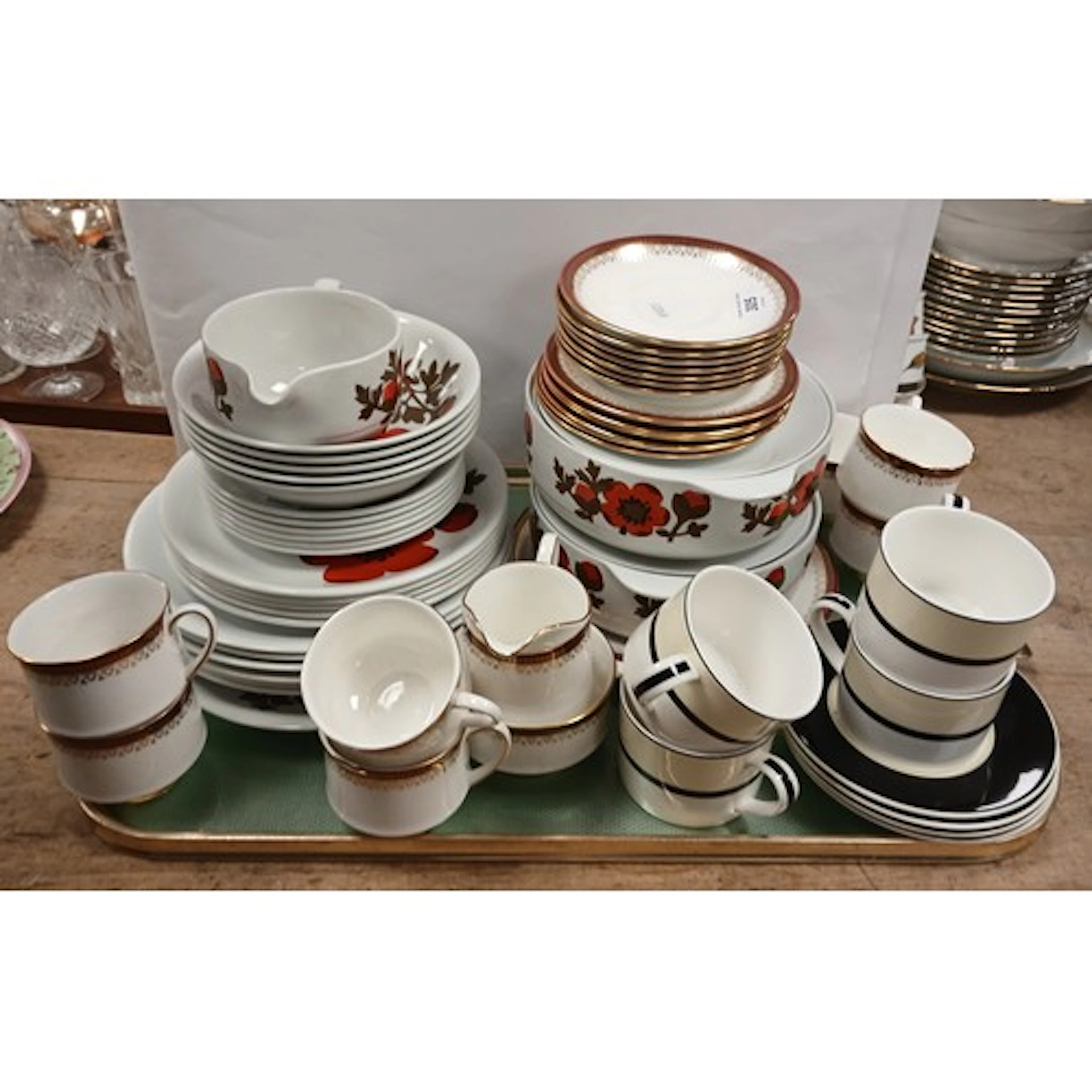 Paragon "Holyrood" patterned part tea service with other tea...
