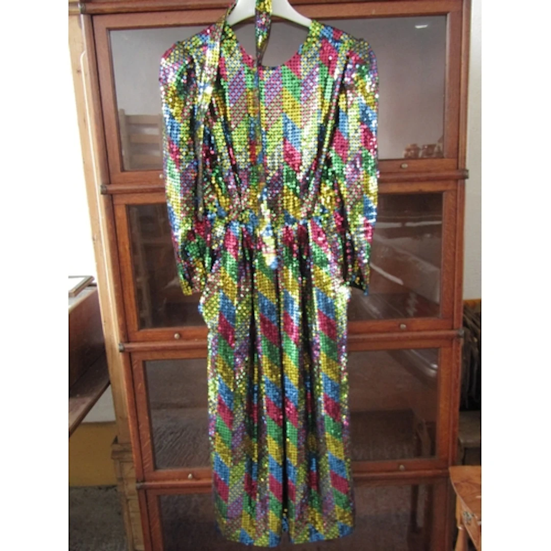 Ib Jorgensen Ladies Evening Dress Size 10 - 12 Good Original...