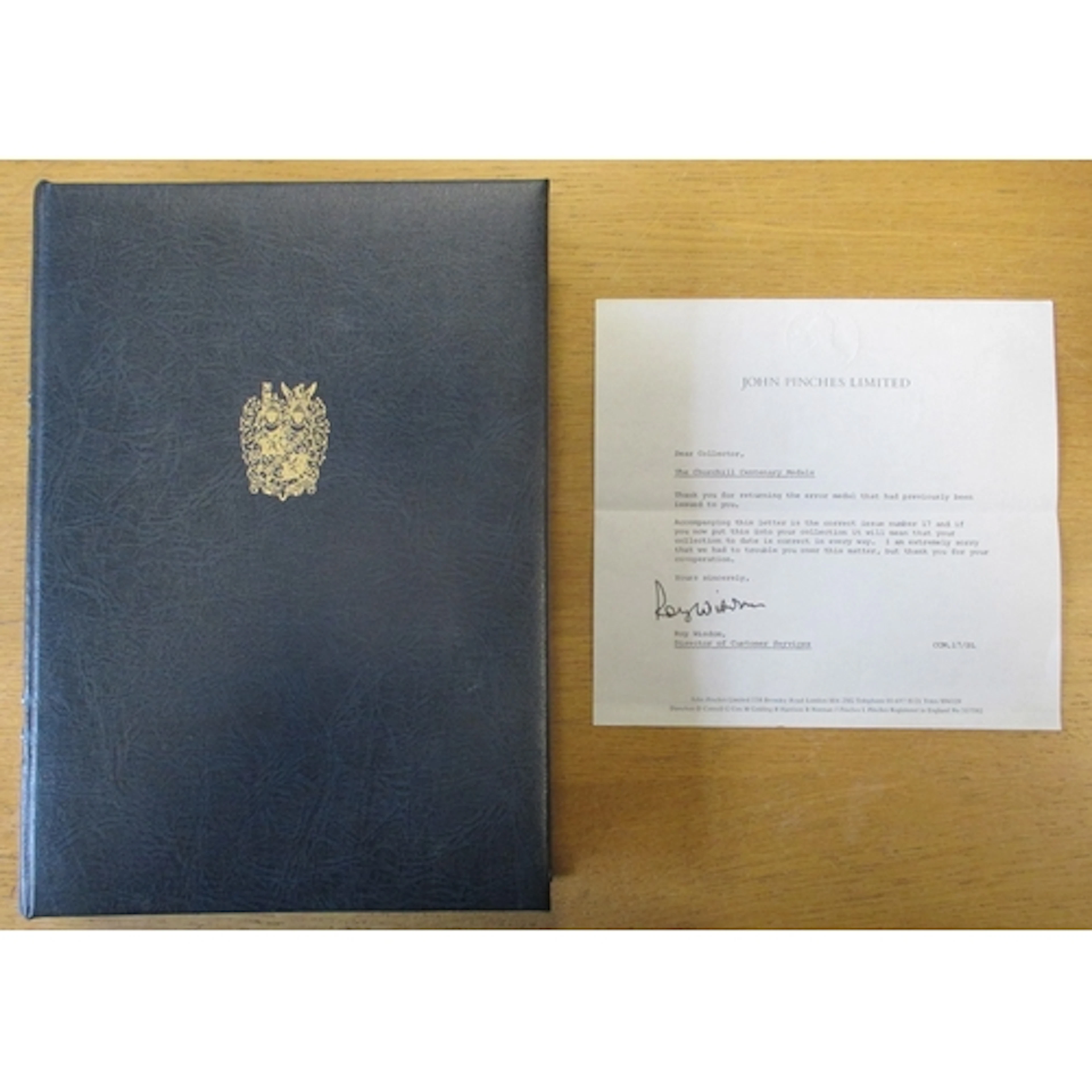 1974 'The Churchill Centenary Medals' sterling silver proof...