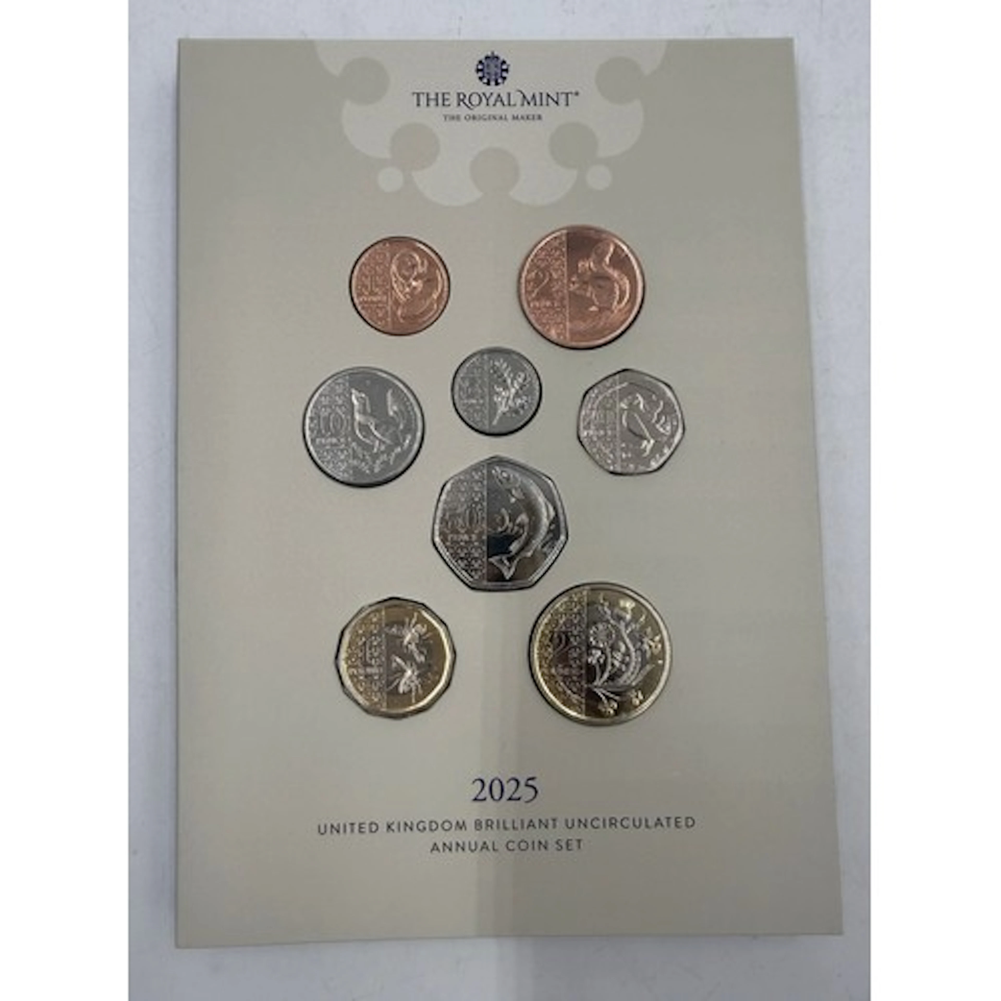 The Royal Mint 2025 Brilliant Uncirculated Annual Coin Set, ...