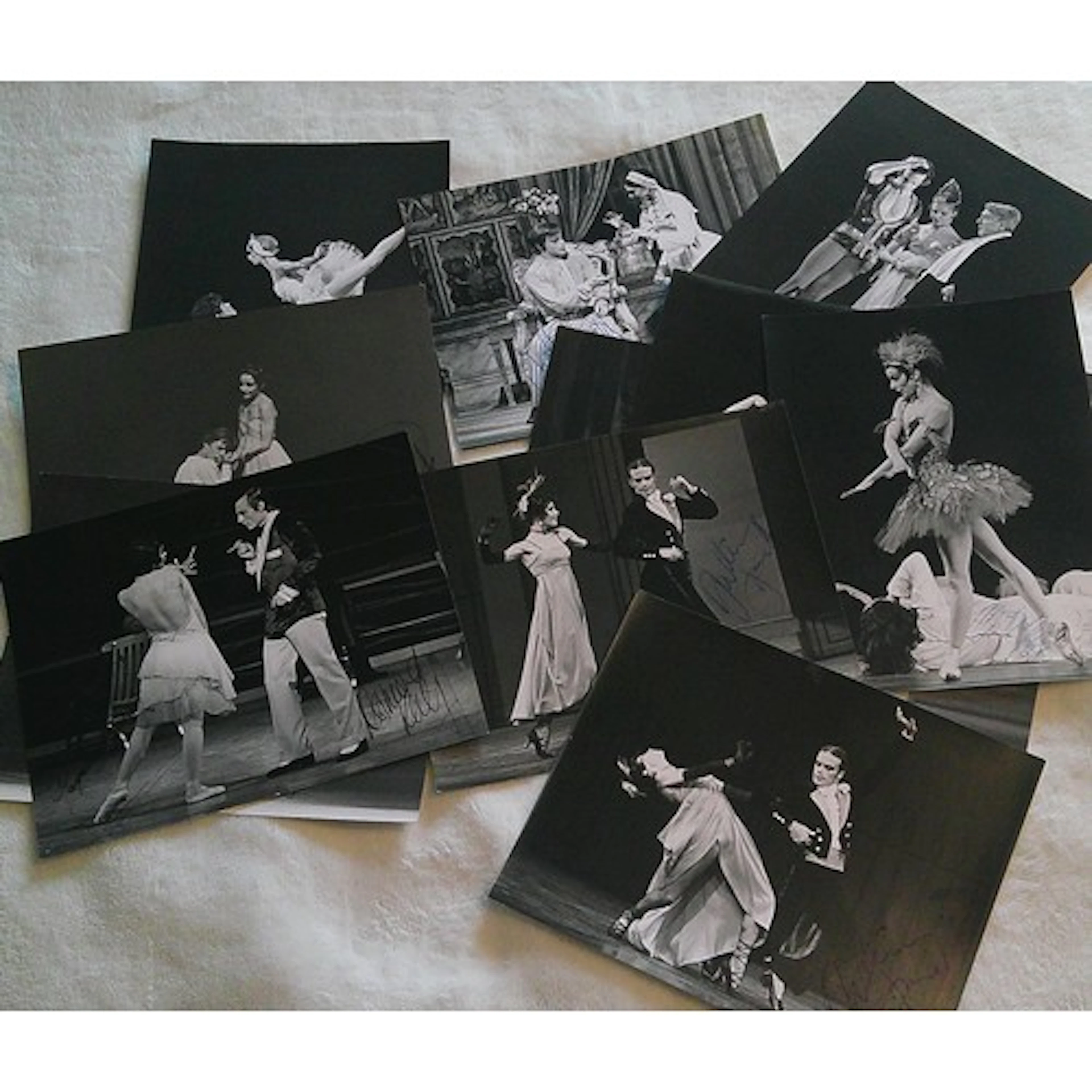 Collection of 12 early 70s Royal Ballet 10 by 8 inch photogr...