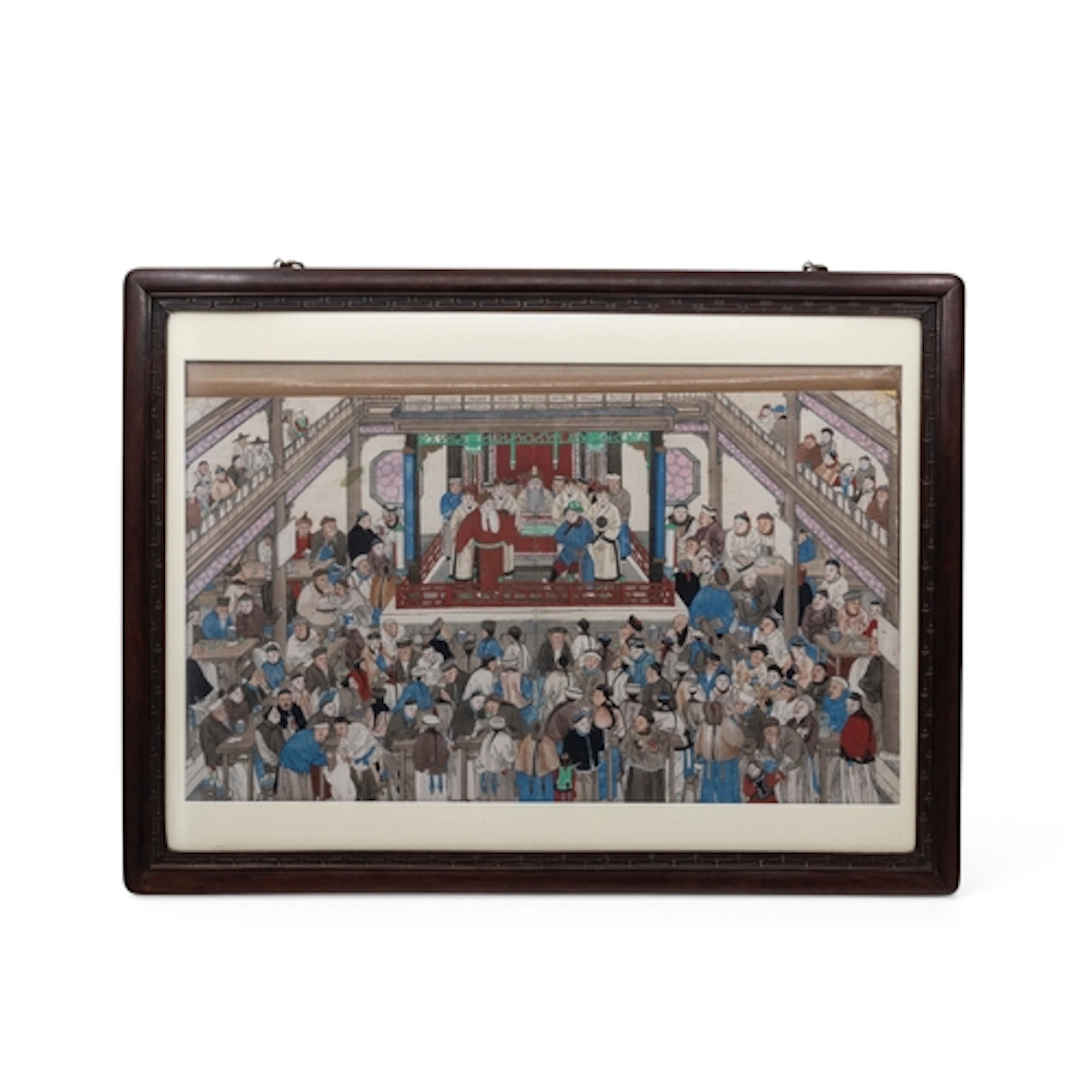 CHINESE SCHOOL (19TH CENTURY) 'BEIJING OPERA' colour and in...