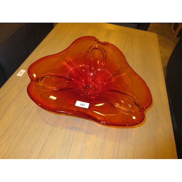 Venetian Glass Dish, 40x40cm