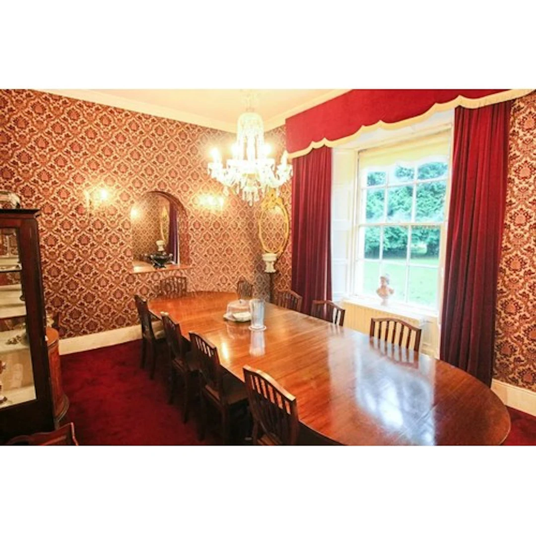 An early 20th Century eight branch Crystal Chandelier possib...
