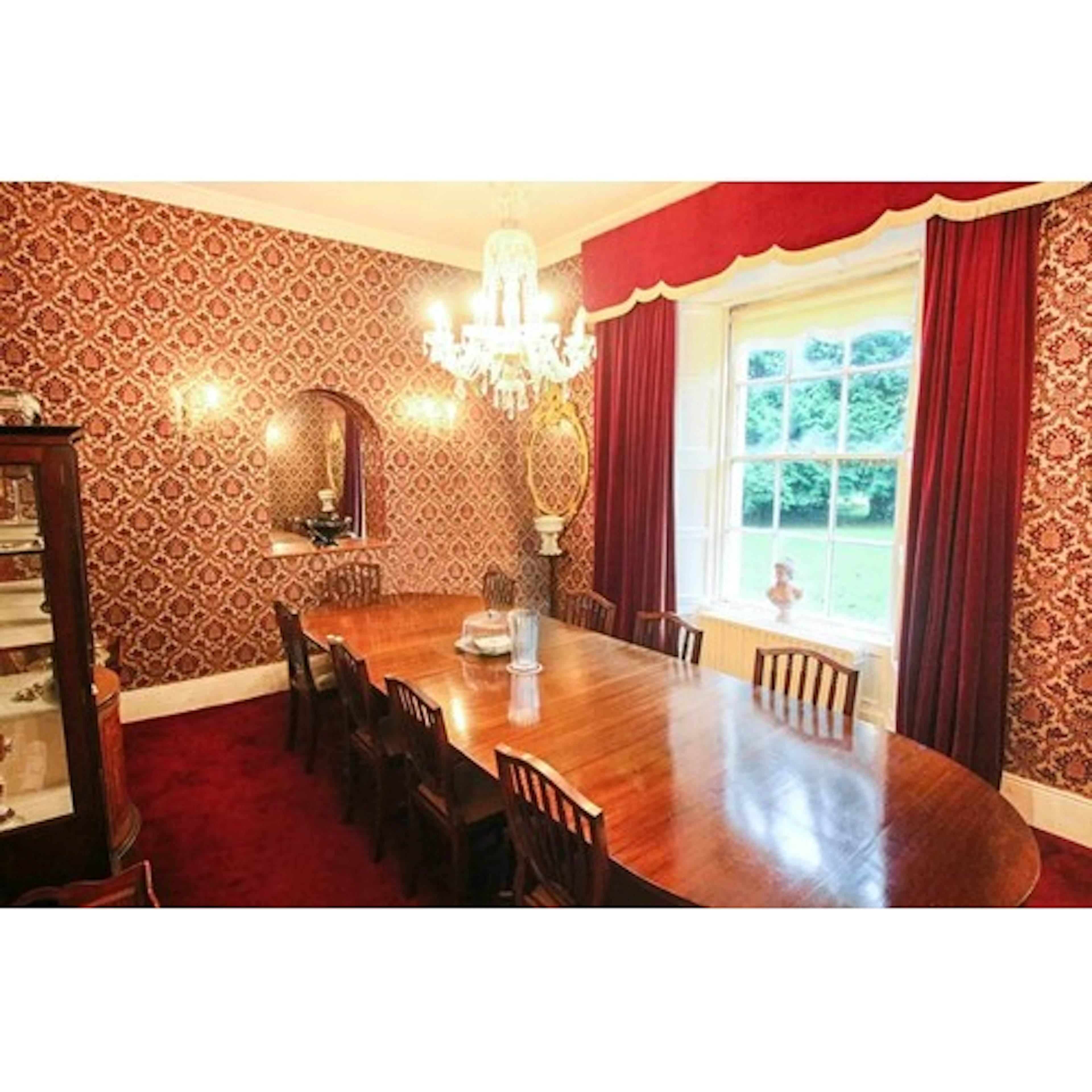 An early 20th Century eight branch Crystal Chandelier possib...