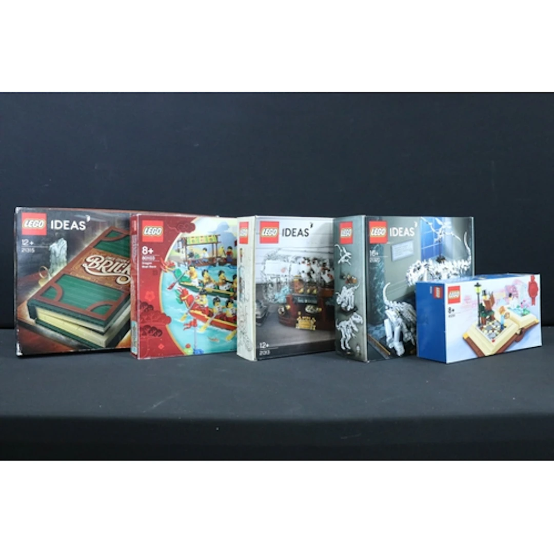 Lego - Five boxed Lego sets to include Ideas 21313 Ship In A...