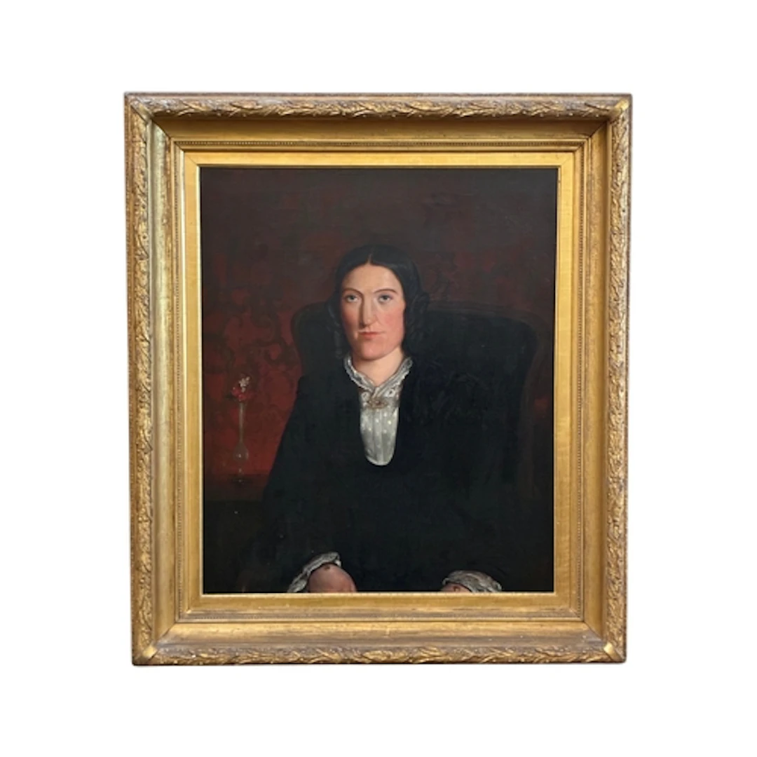 Attributed to Thomas Wright (1792-1849) - Portrait of a lady...