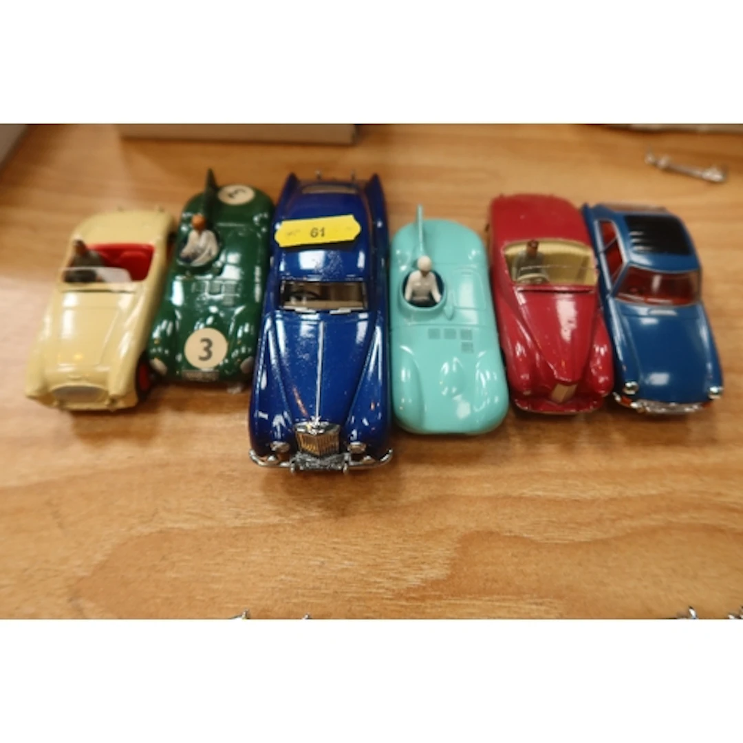 6 Dinky and other toy cars Jag and others