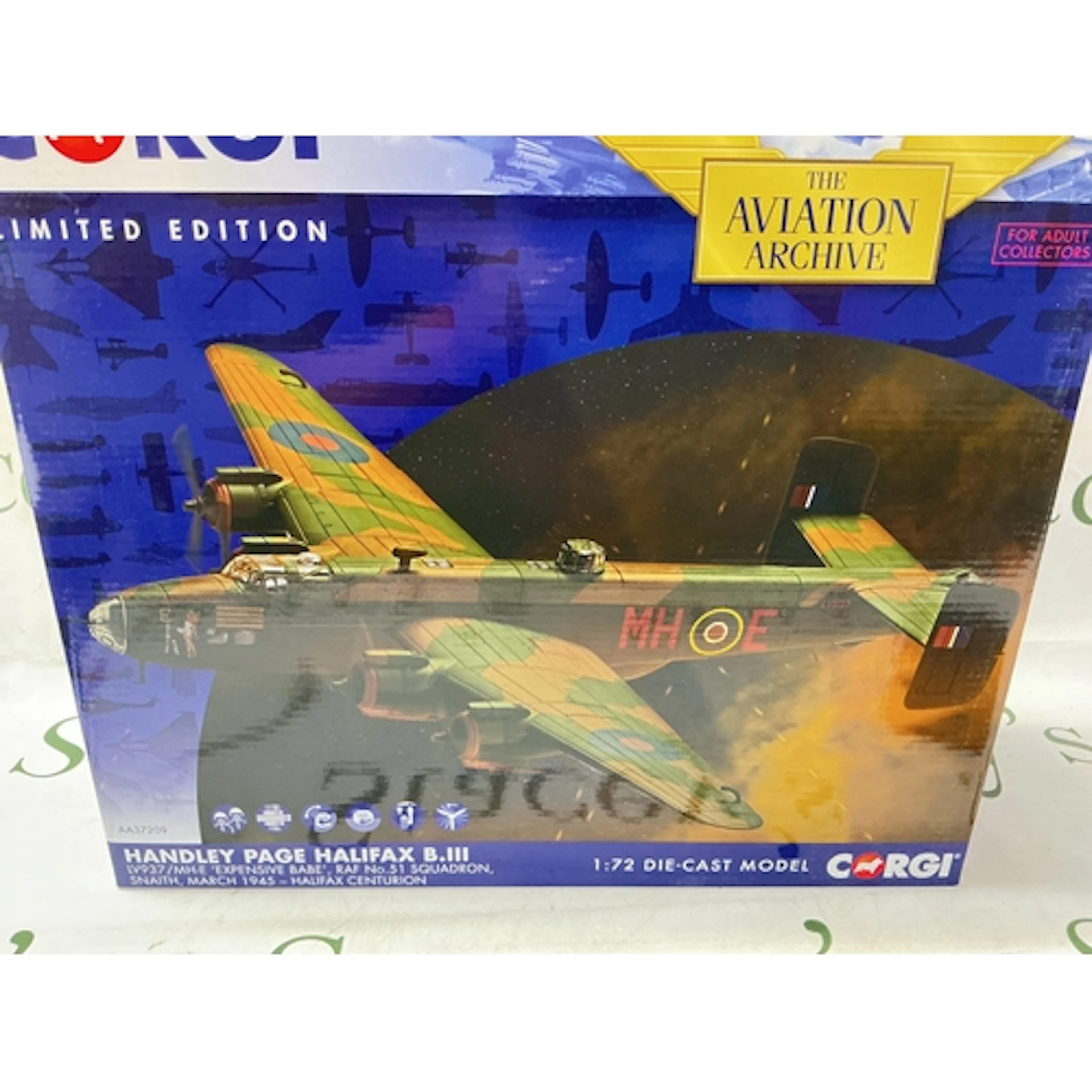 A Boxed Corgi Aviation Archive Handley Page Halifax B.II #AA...