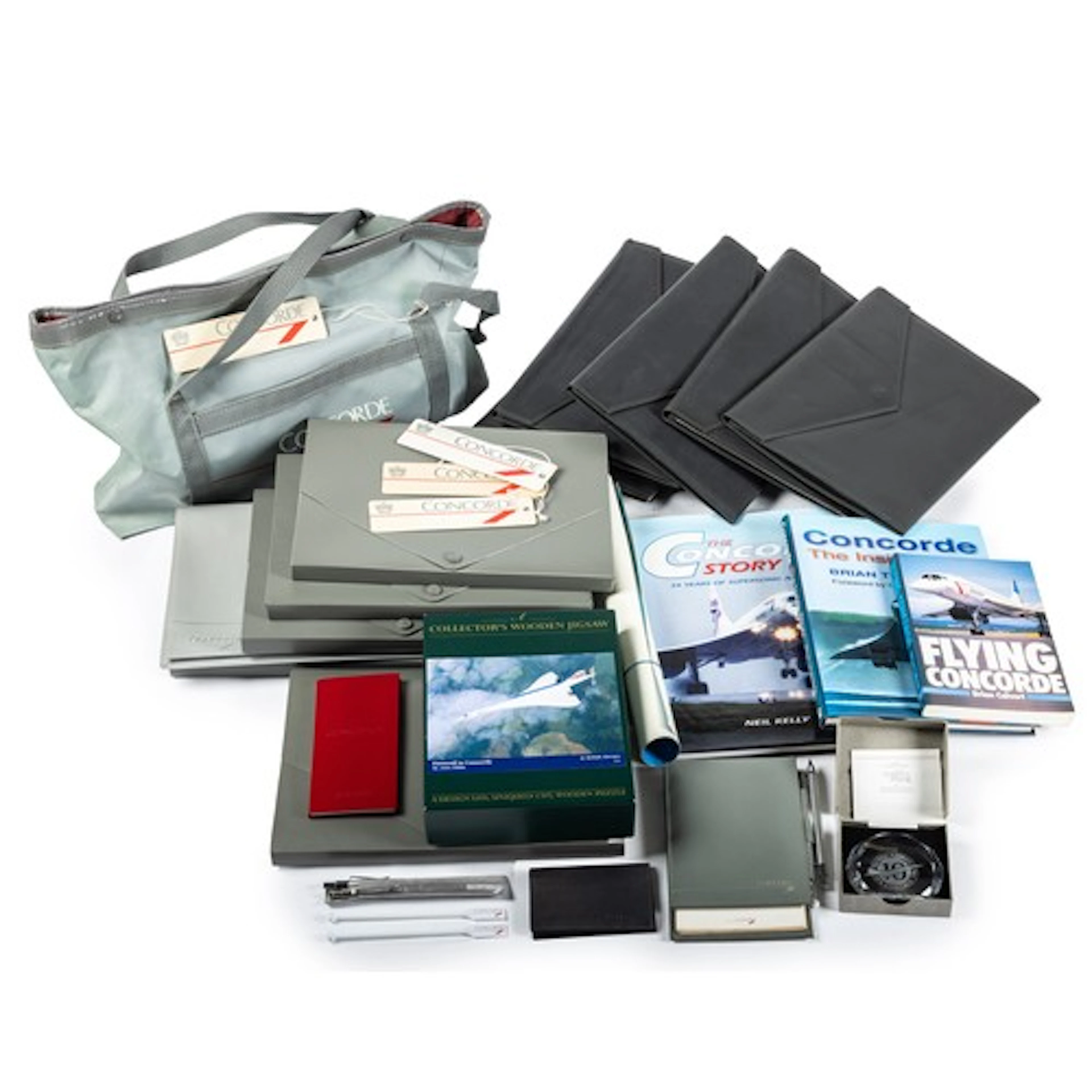 A Large Collection of Concorde Memorabilia, 12 sets of vario...