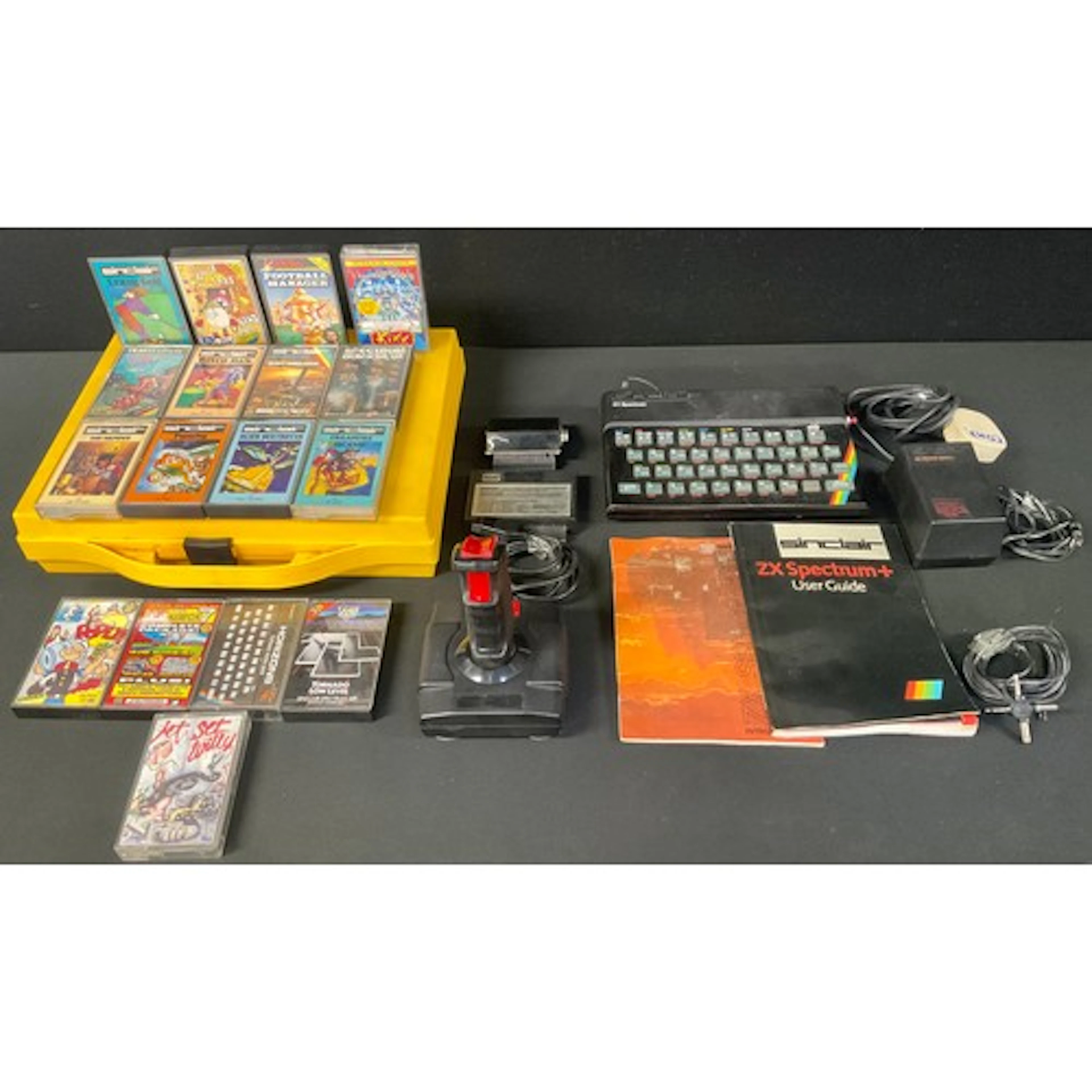 Electronic Gaming - A Sinclair ZX Spectrum personal computer...