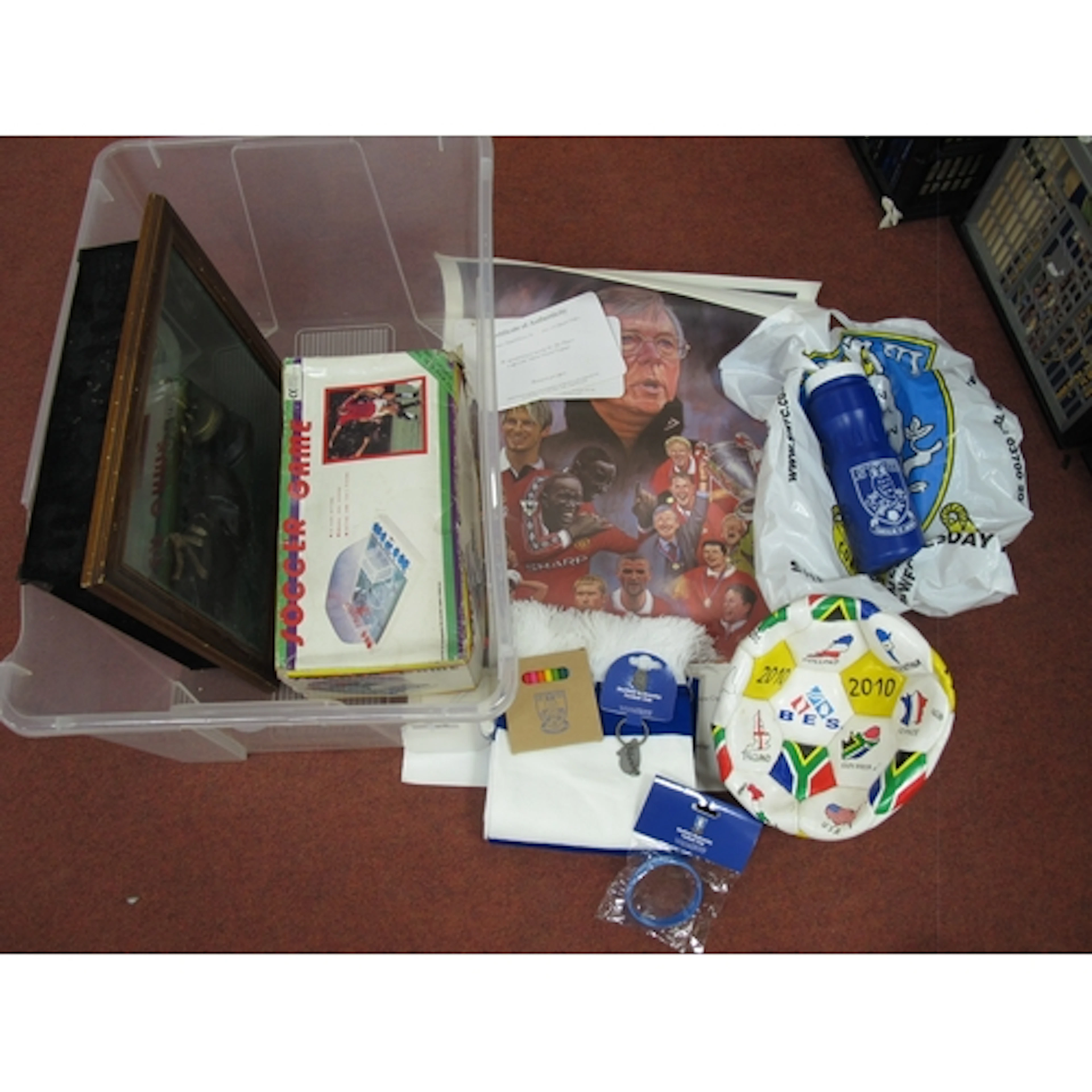 Daypor Soccer Game, reproduction football display, four Alex...