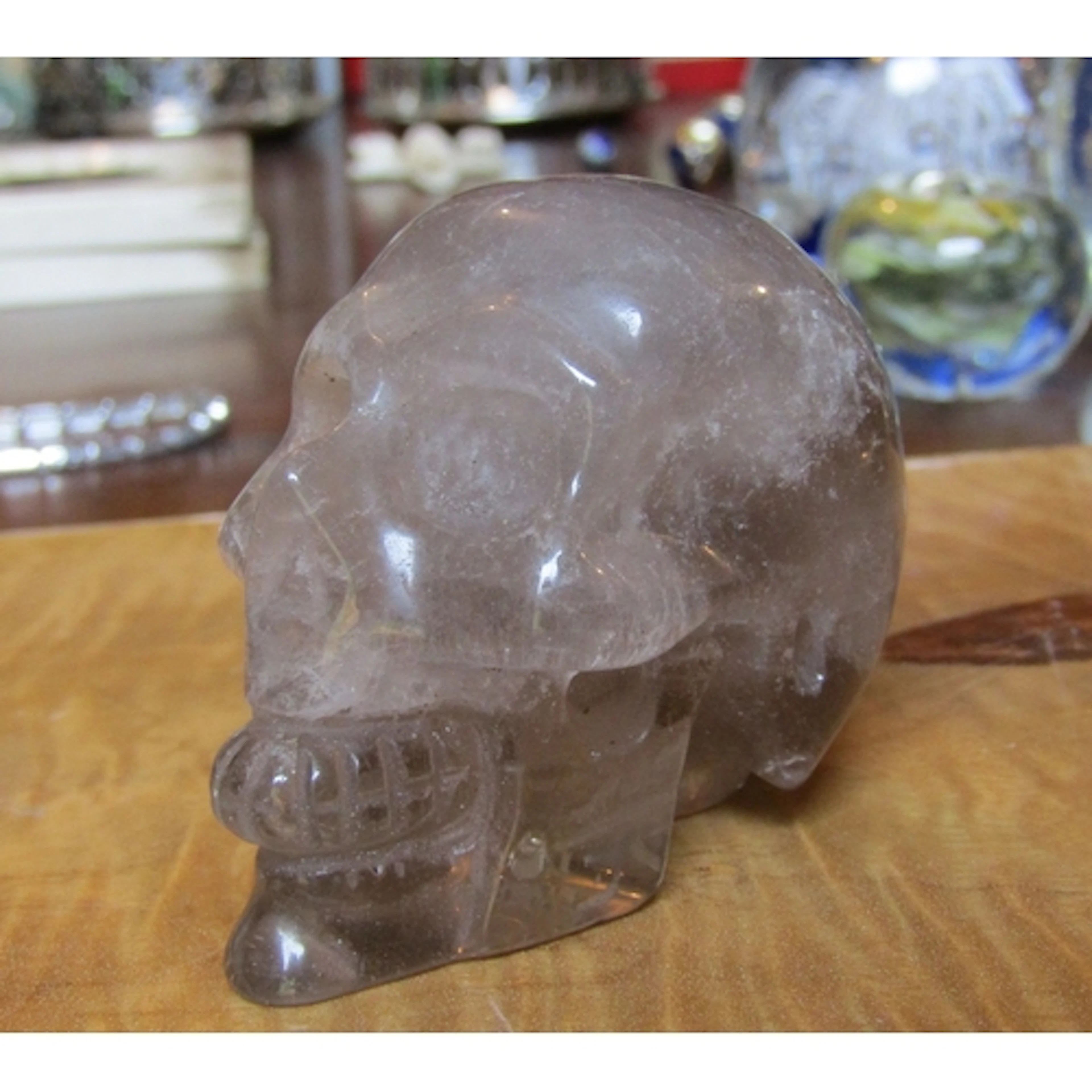 Memento Mori Crystal Skull Approximately 5cm Wide