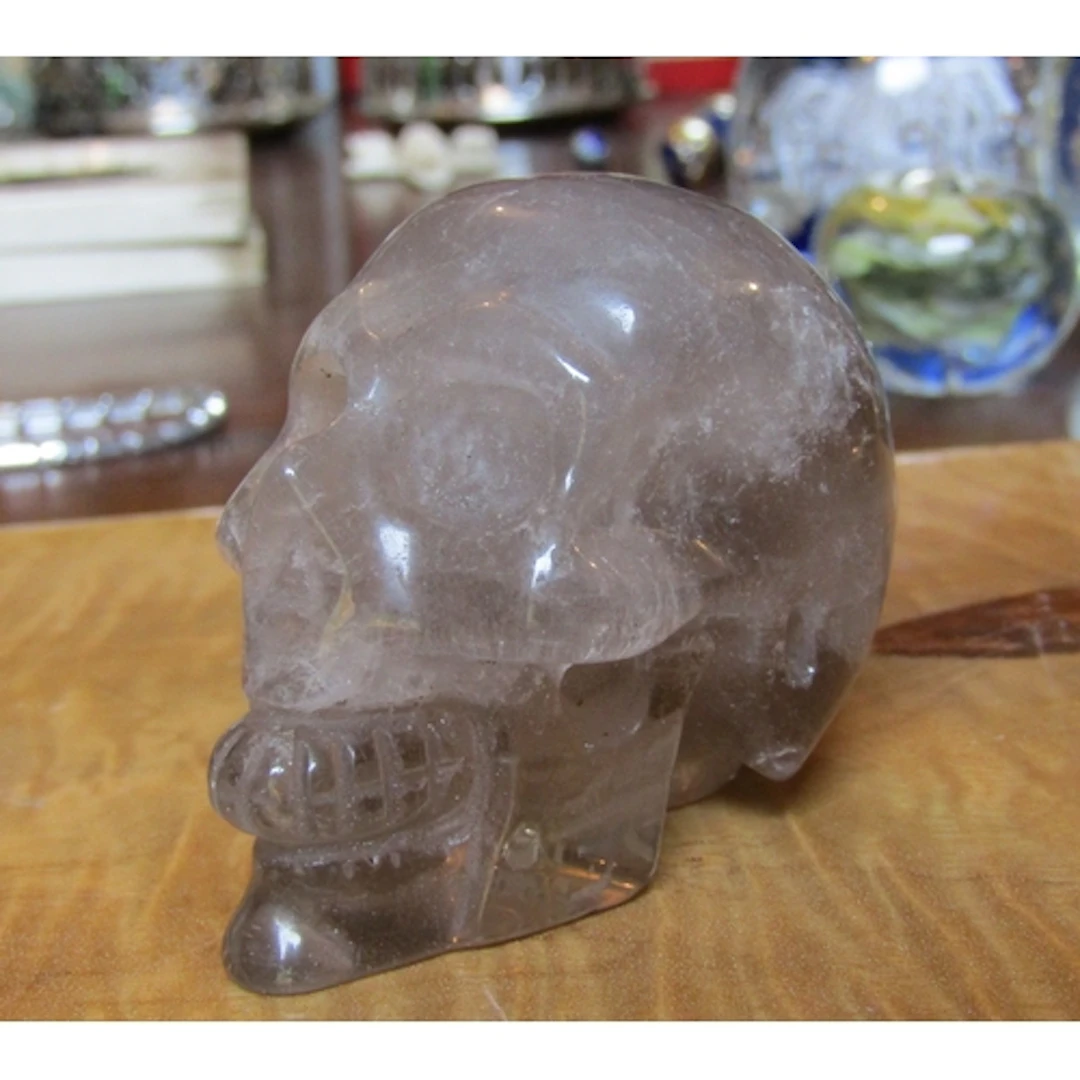 Memento Mori Crystal Skull Approximately 5cm Wide