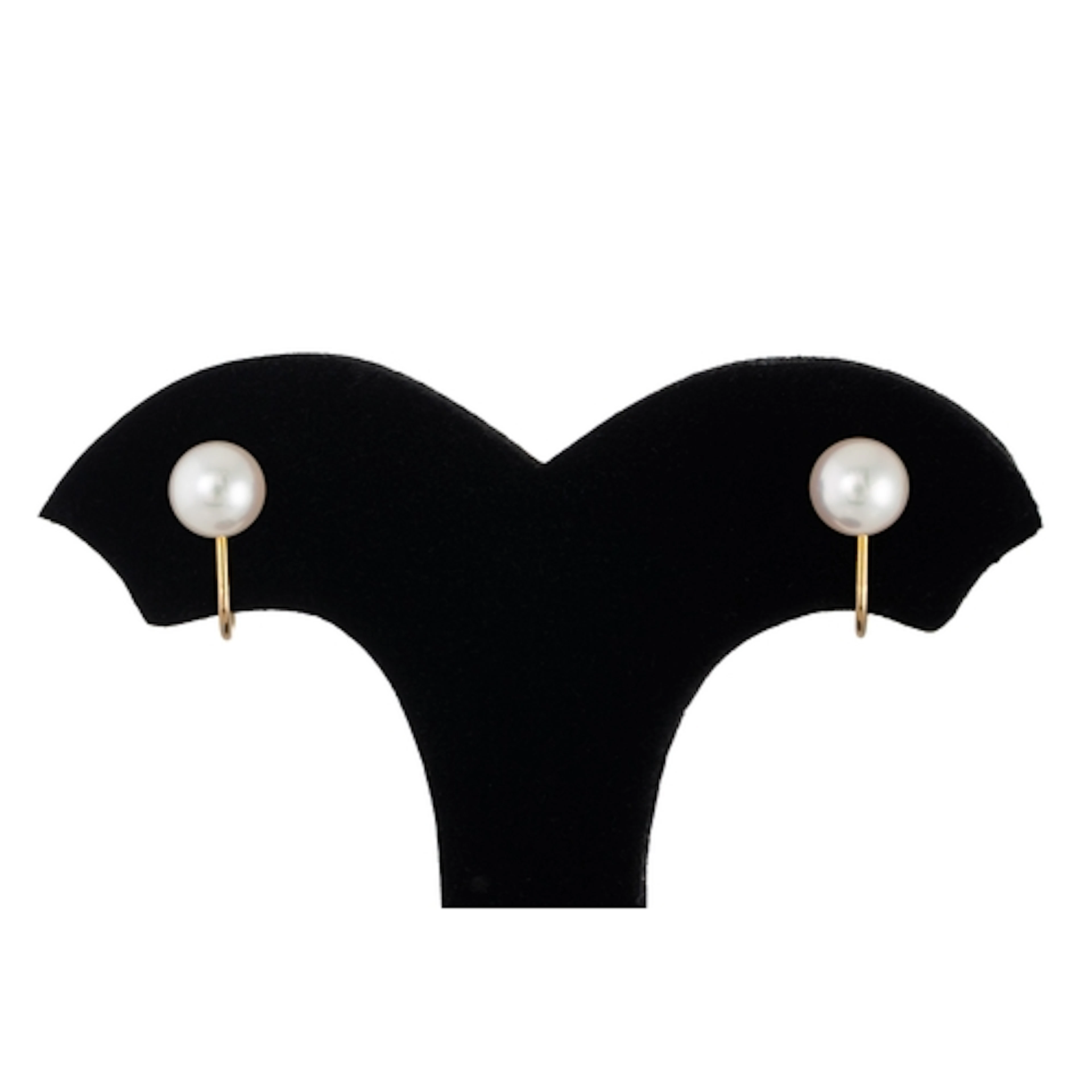 A PAIR OF CULTURED PEARL EARRINGS, signed 'Ciro' mounted in ...