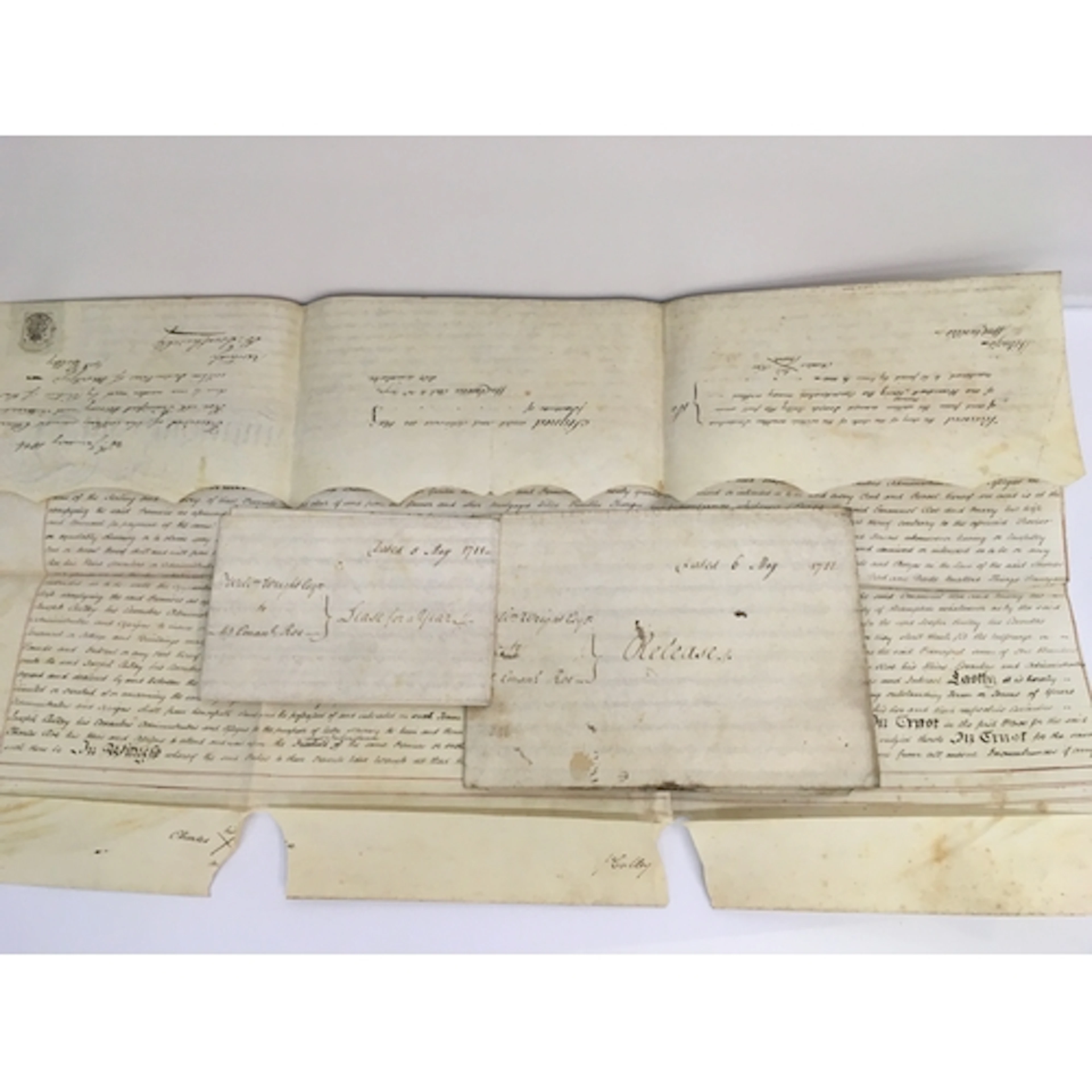Several documents on the lease release and mortgage of &nbsp...