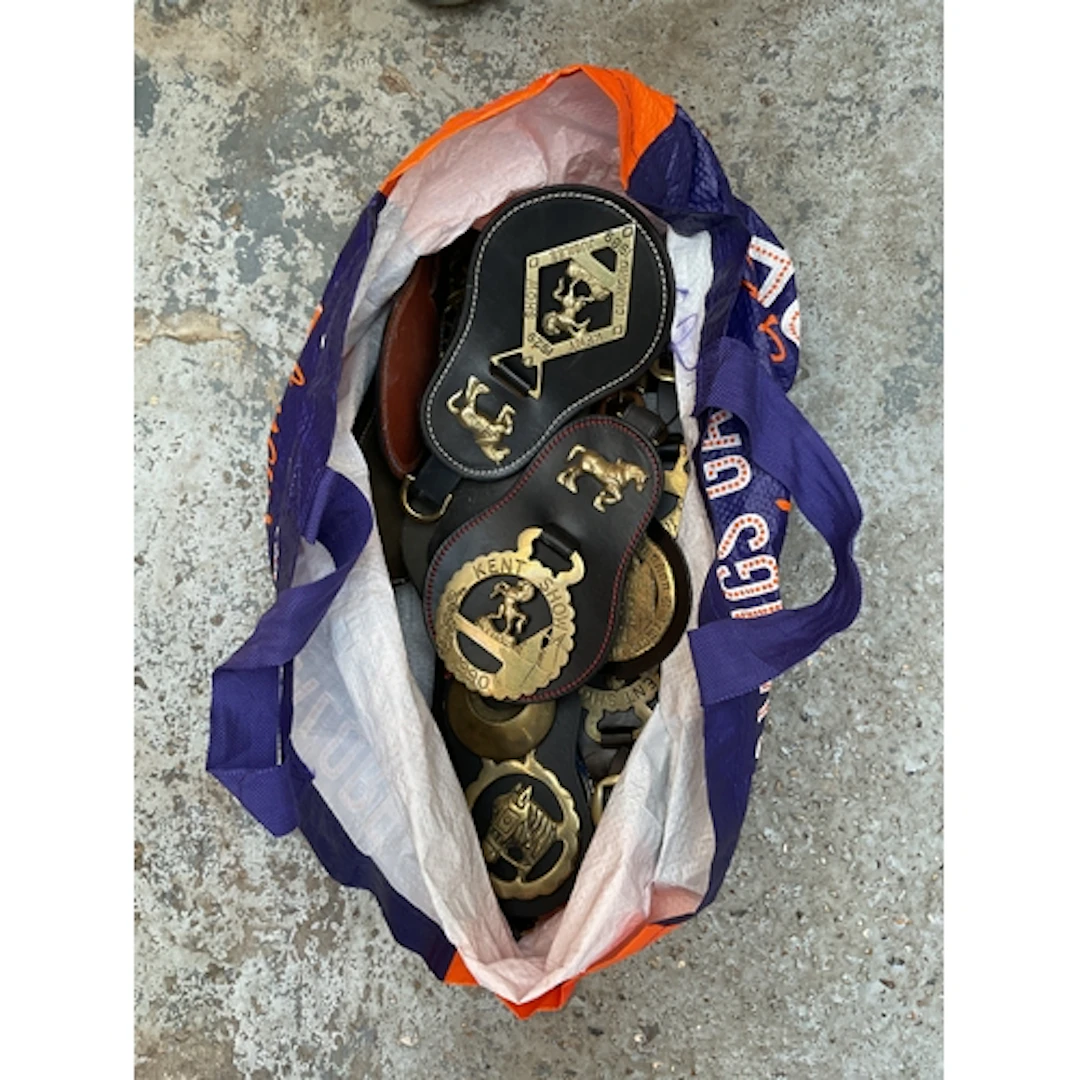 Qty horse brasses.