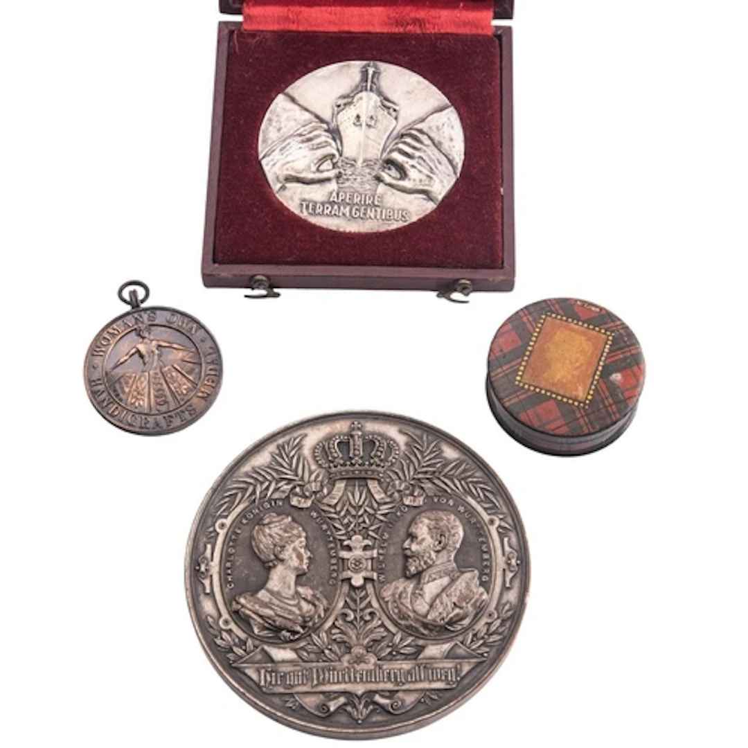 A Late 19th King William III & Queen Charlotte of Wurtenburg...