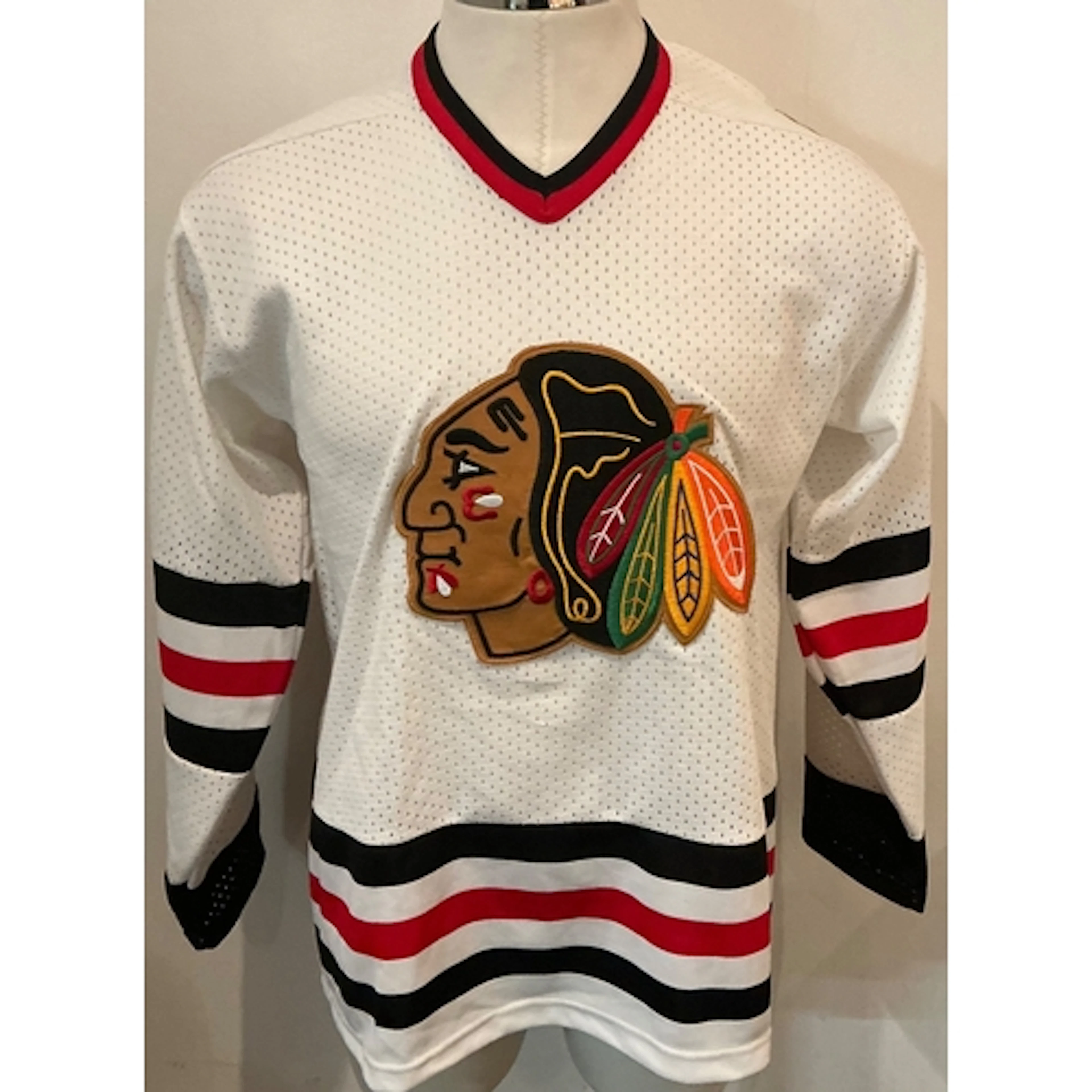 Chicago Black Hawks 1985 Ice Hockey Match Shirt: CCM made me...