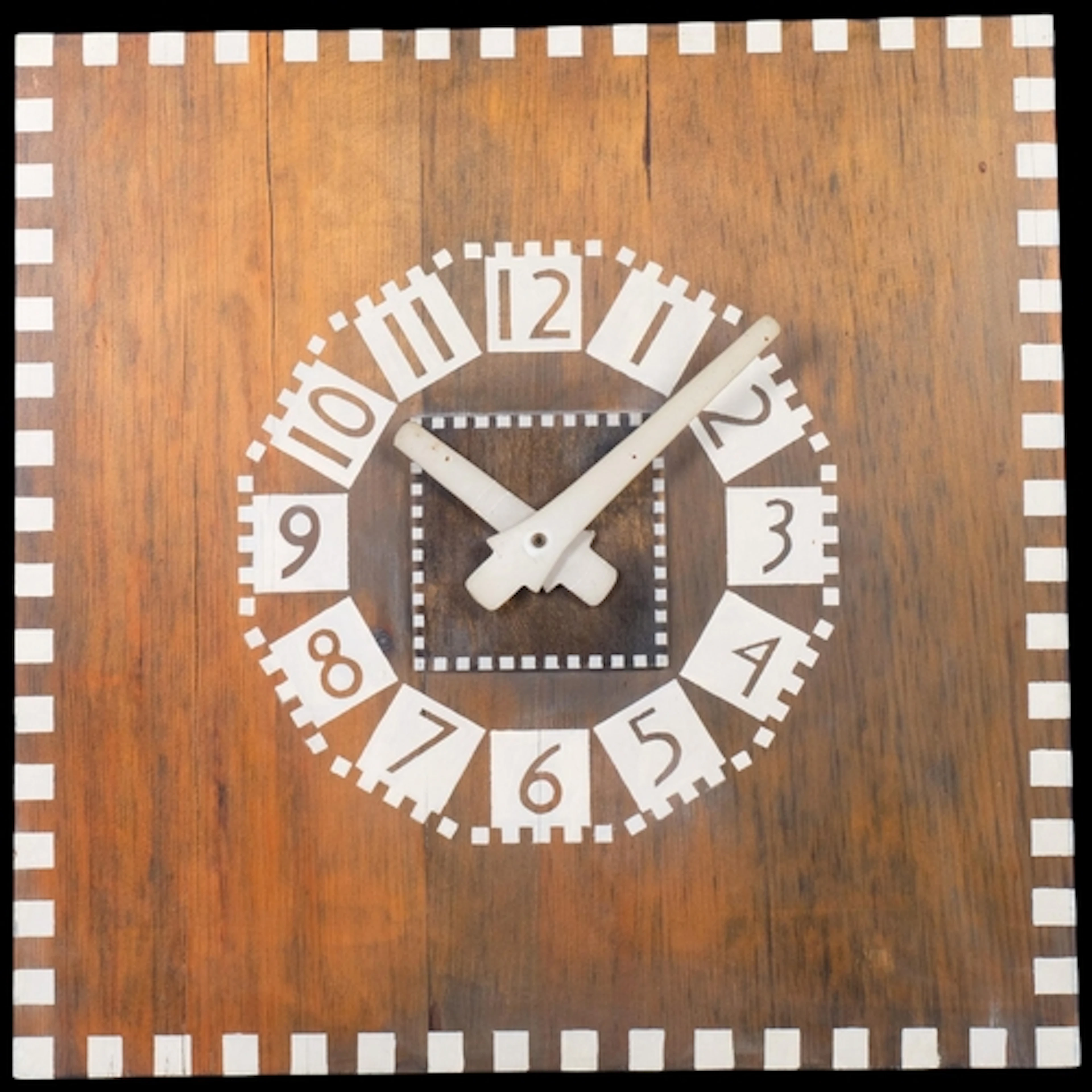 A large Arts and Crafts design wall clock, after the origina...