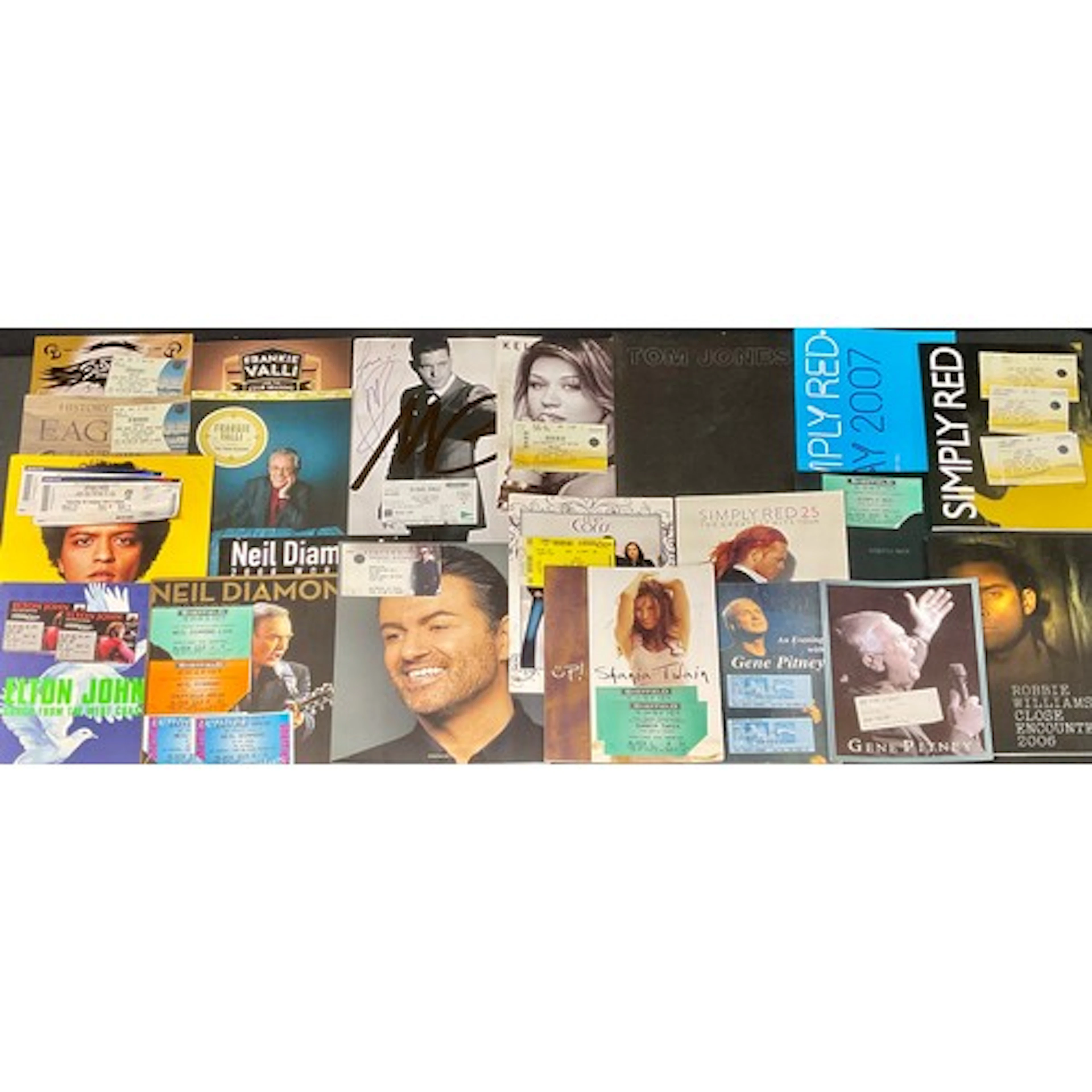 Music Memorabilia - A quantity of music programmes & ticket ...