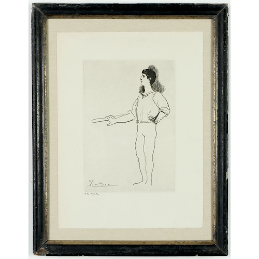 PABLO PICASSO (SPANISH, 1881-1973): 'BALLET DANCER' Etching....