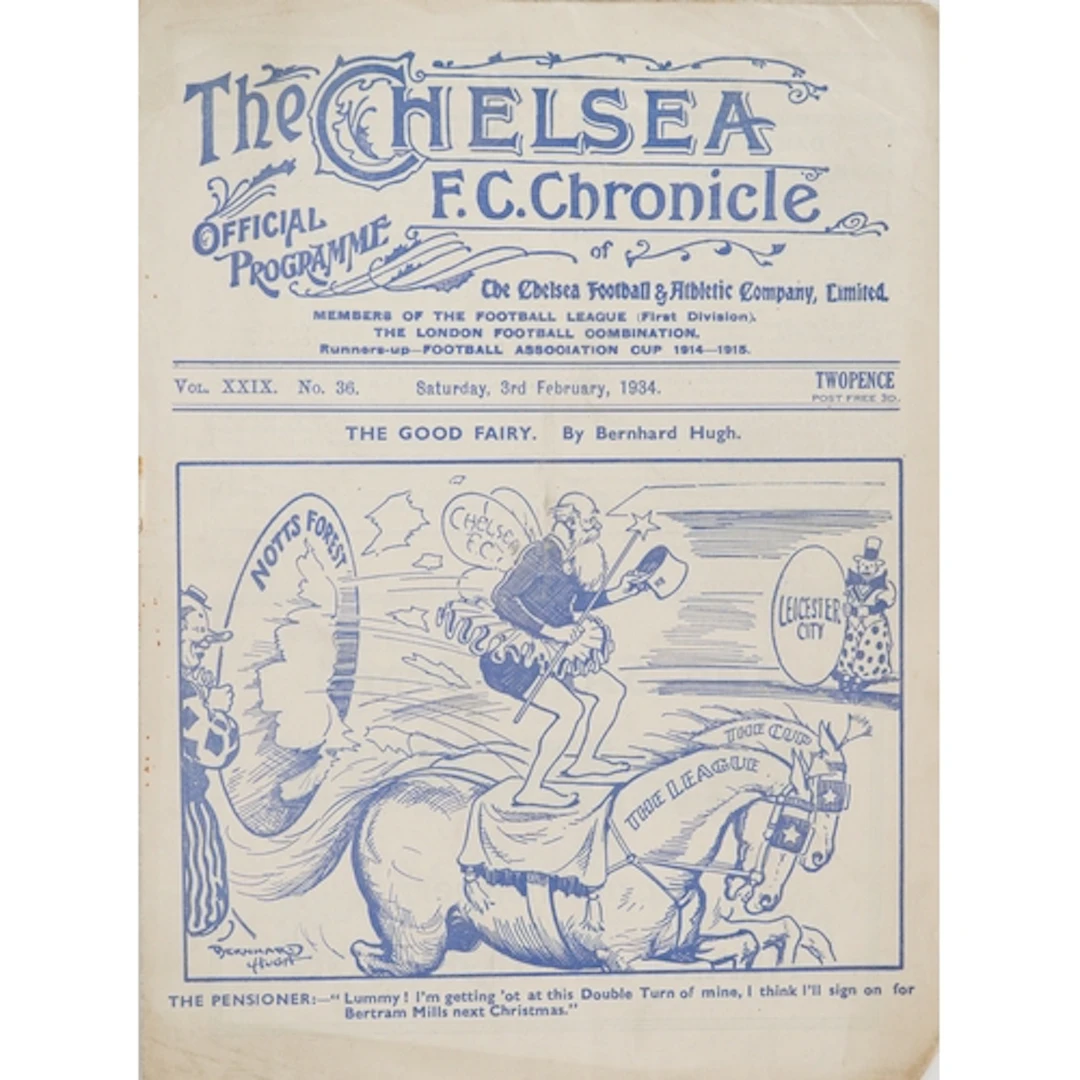 Chelsea F.C. Chronicle official football programme - The Goo...