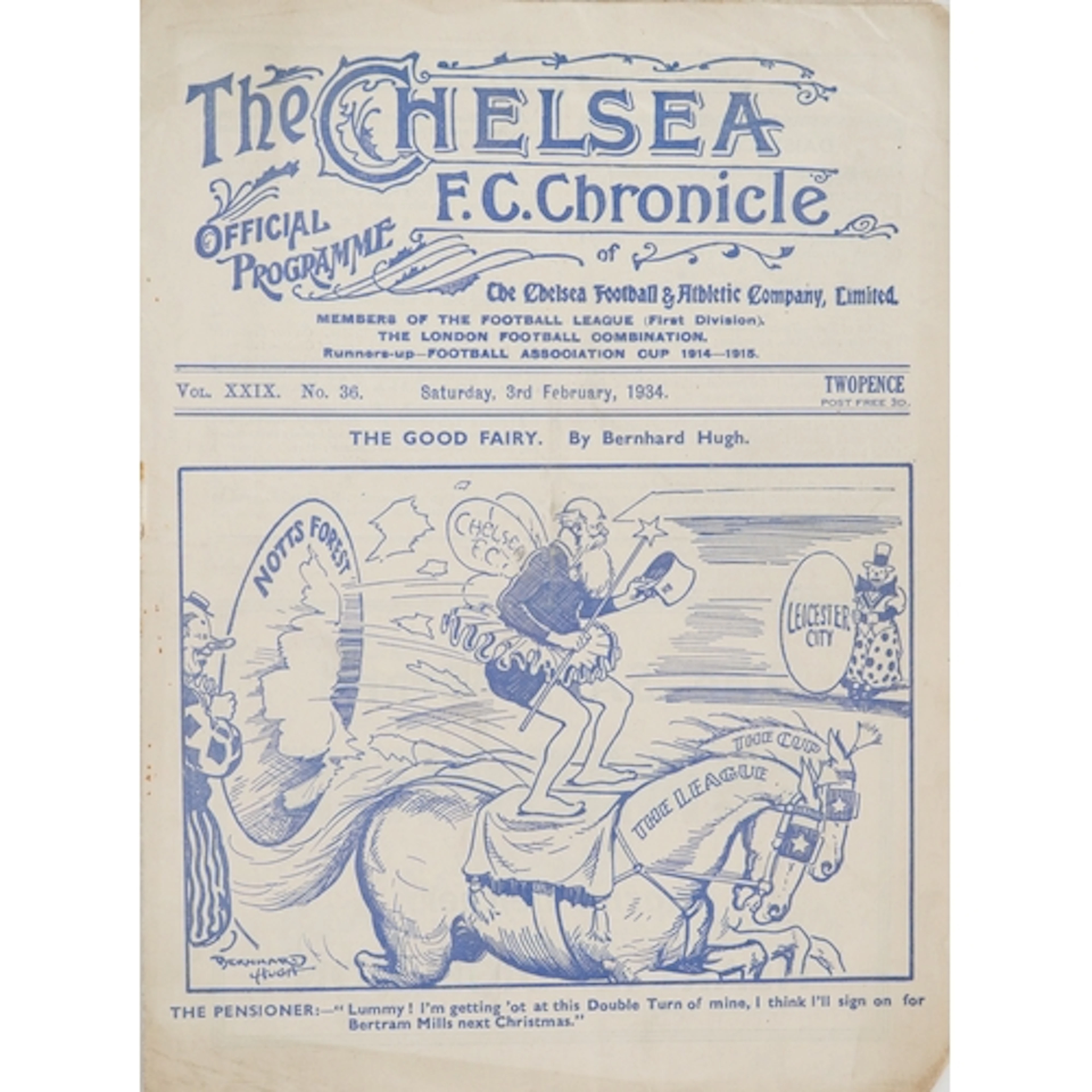 Chelsea F.C. Chronicle official football programme - The Goo...