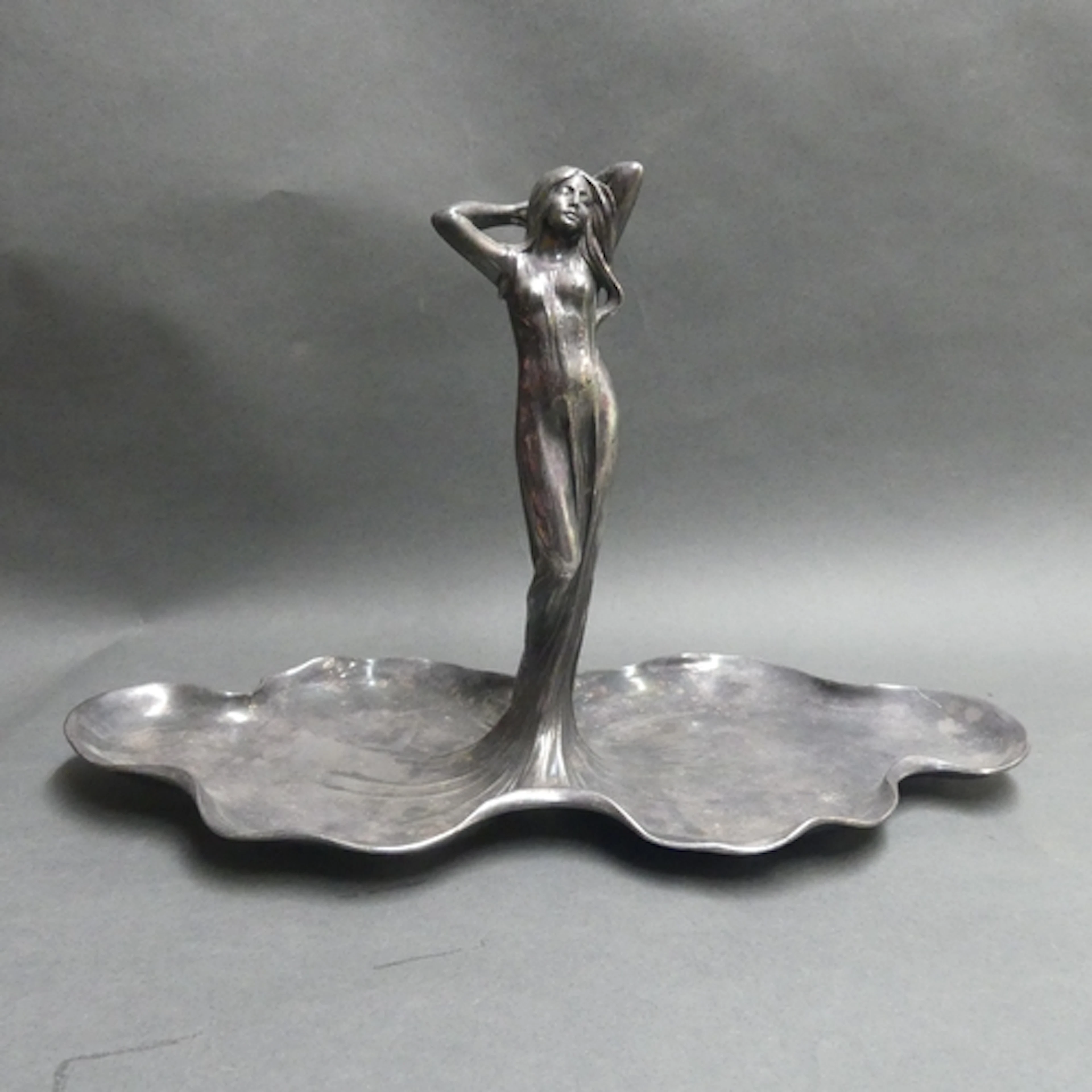 WMF - An Art Nouveau silver plated Britannia metal serving t...