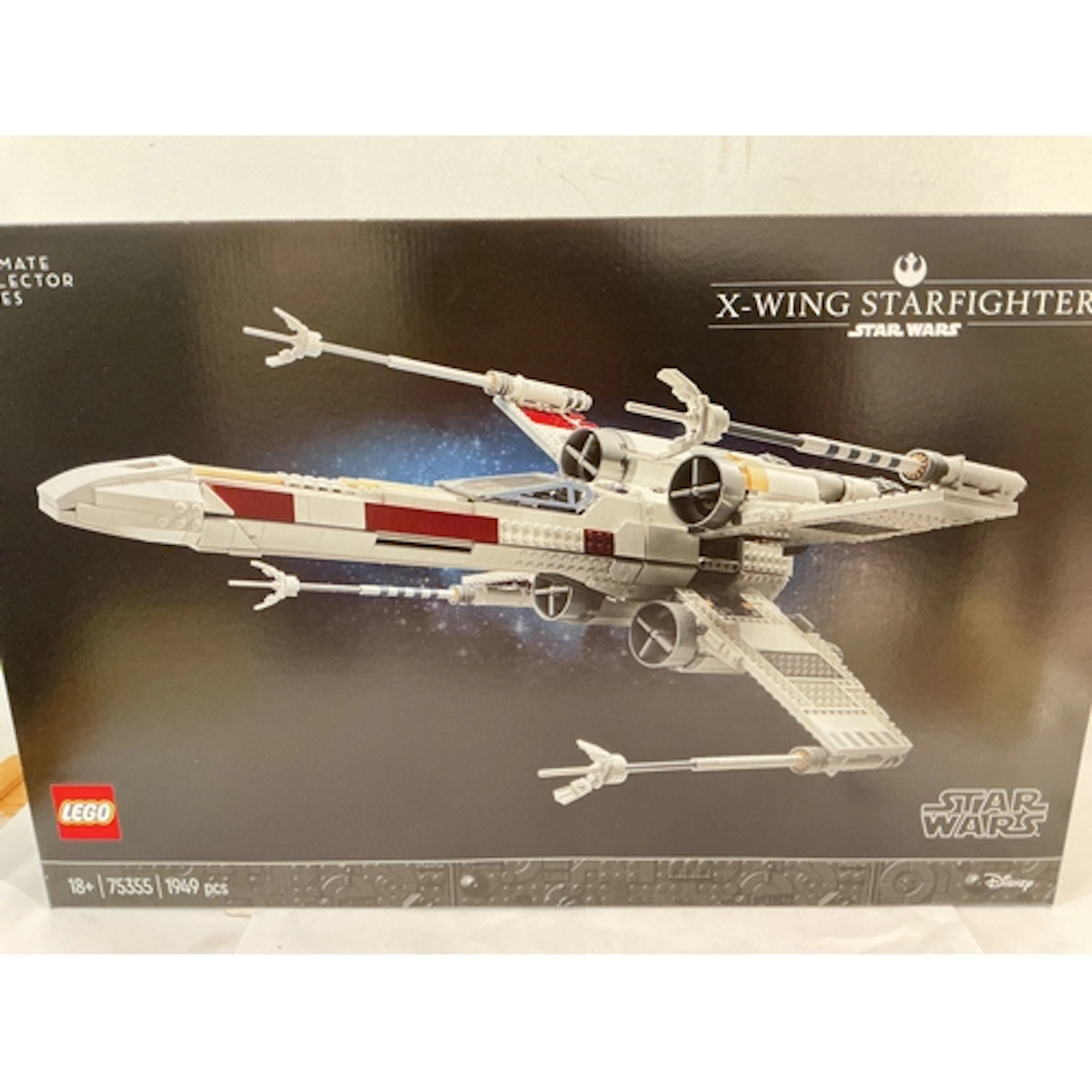A Boxed And Sealed Lego Star Wars X-Wing Fighter. #75355.
