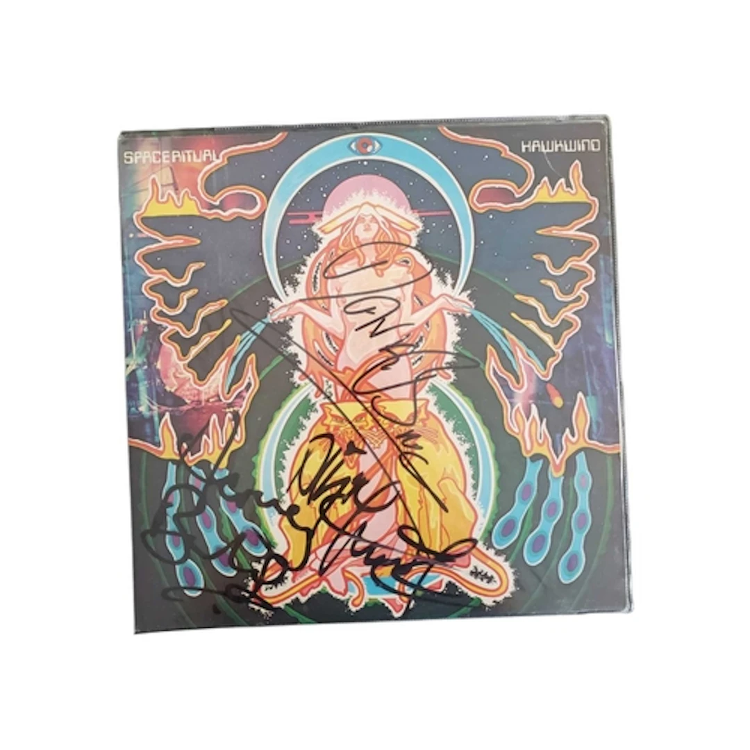 Hawkwind - 1973 signed Space Ritual LP vinyl record UAD 6003...