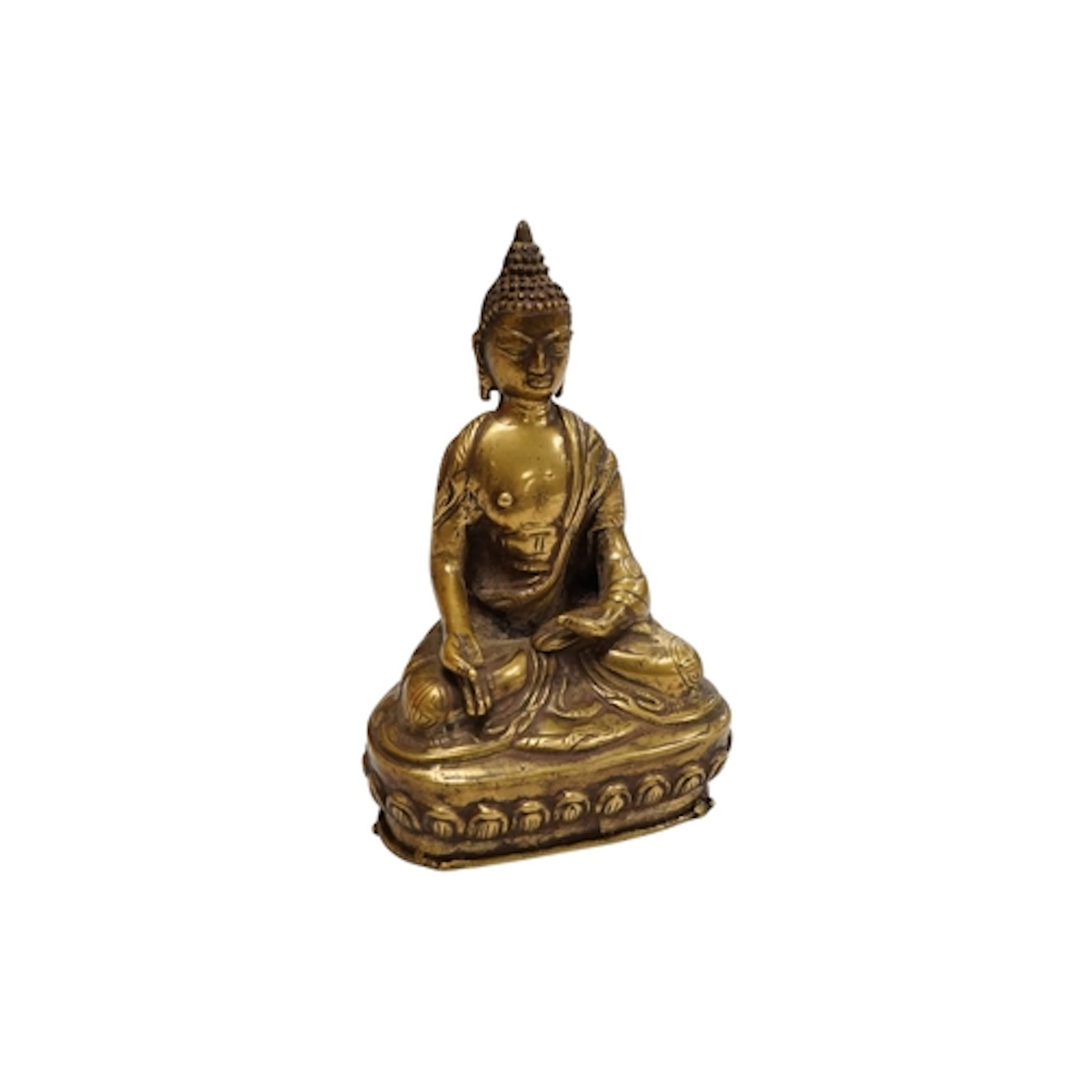 A Tibetan seated figure of Buddha, 12cm high
