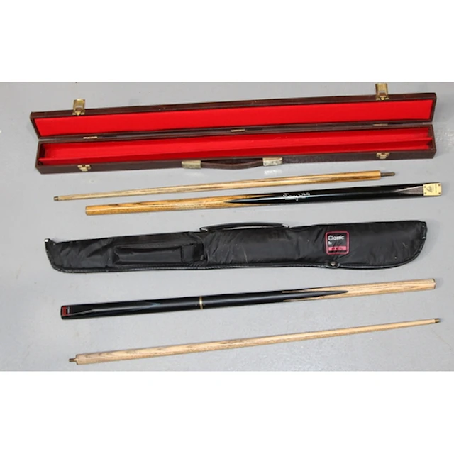 Vintage Snooker Accessories: Jimmy White endorsed 2 piece ha...