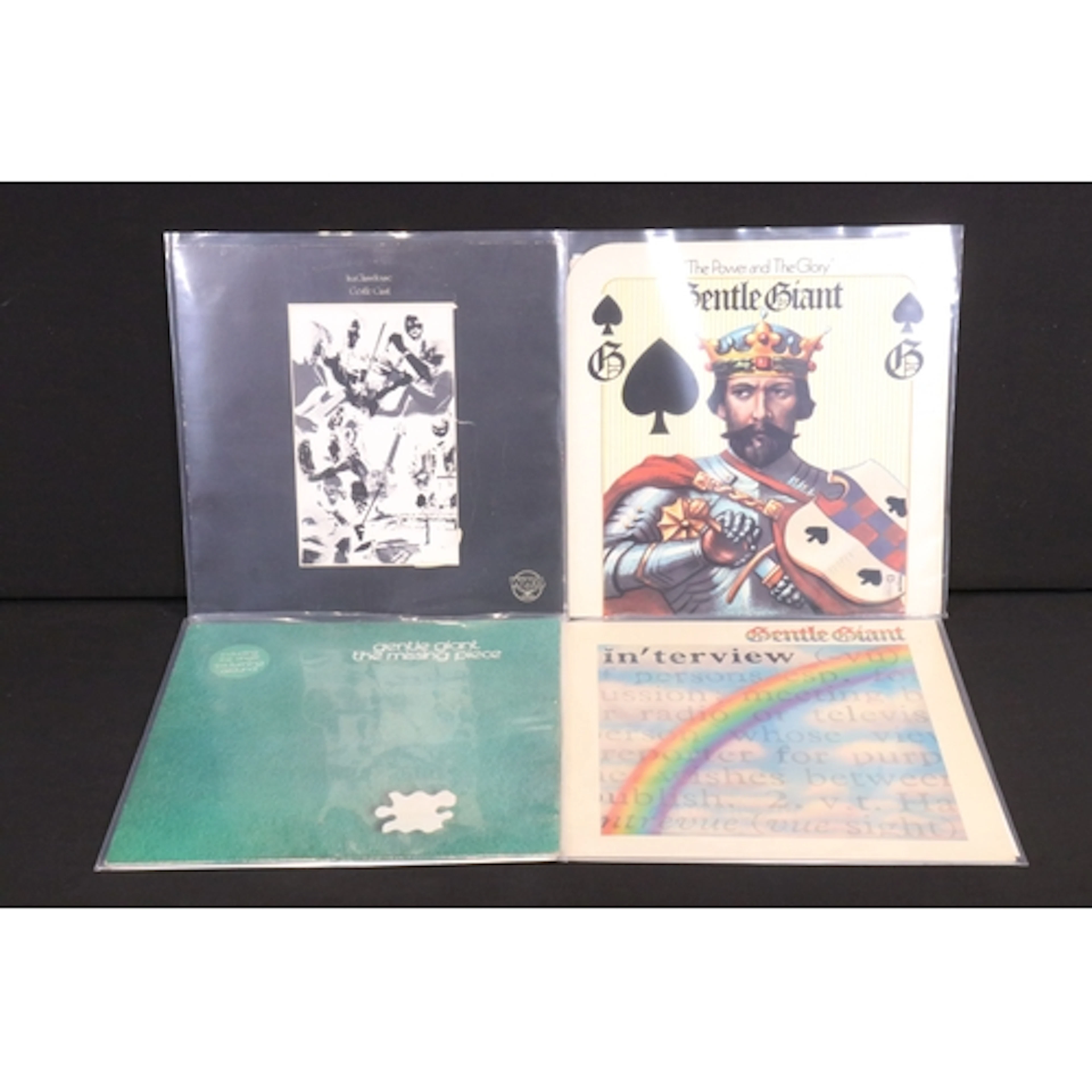 Vinyl - 4 Gentle Giant original UK first pressing LPs to inc...