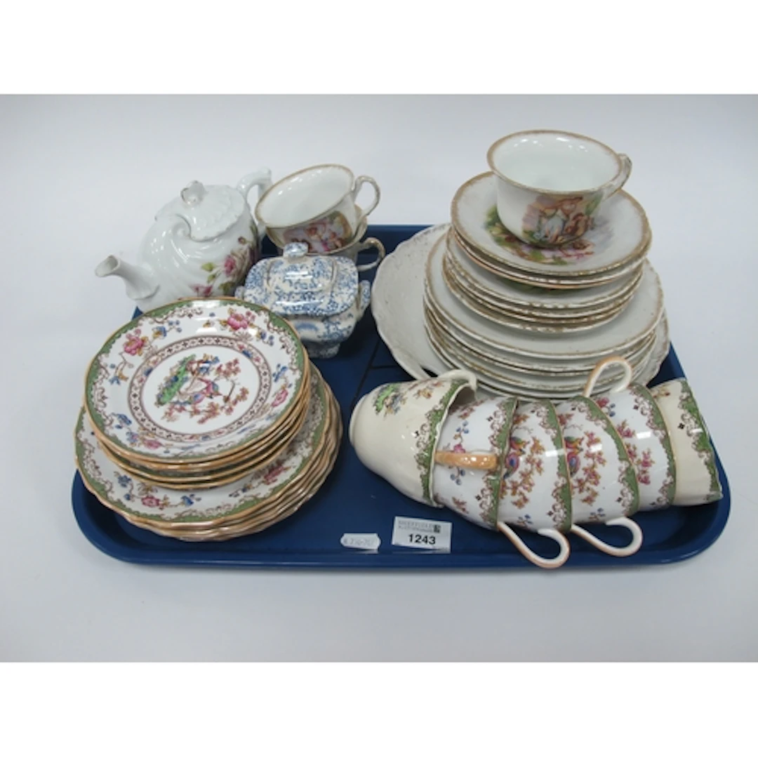 Copeland 'Eden' Tableware, continental teapot and table chin...